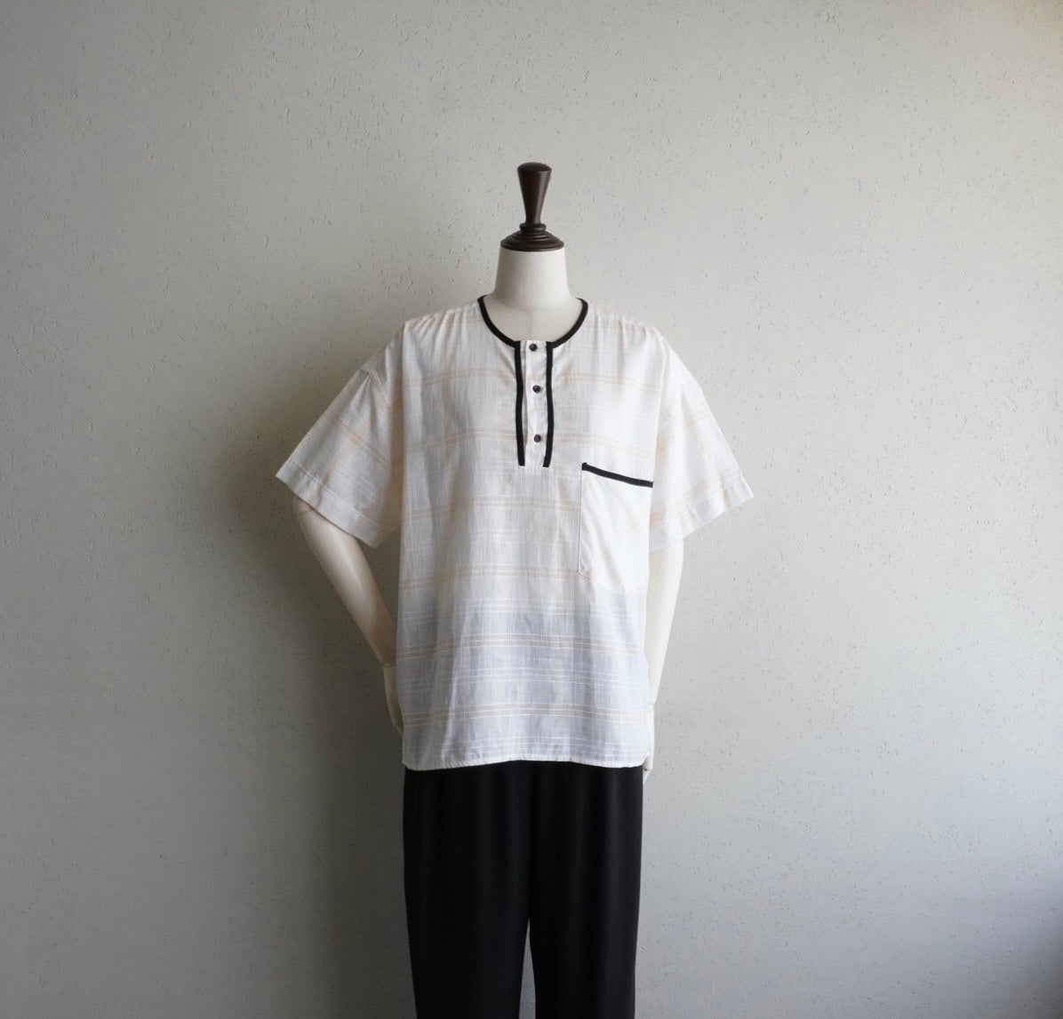 90s Plaid Top Made in Italy