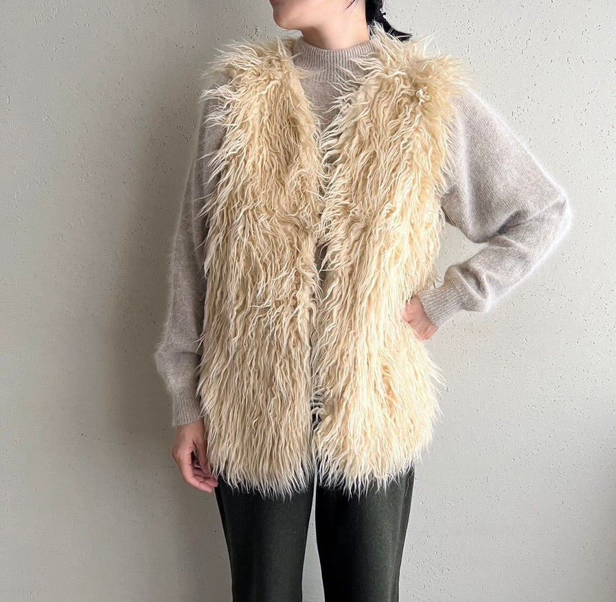 90s Fur Vest