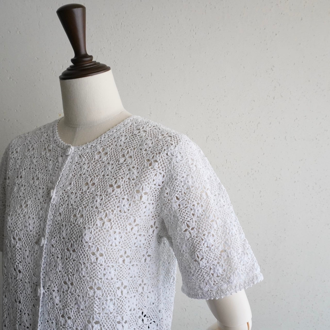 80s Hand Crocheted Top