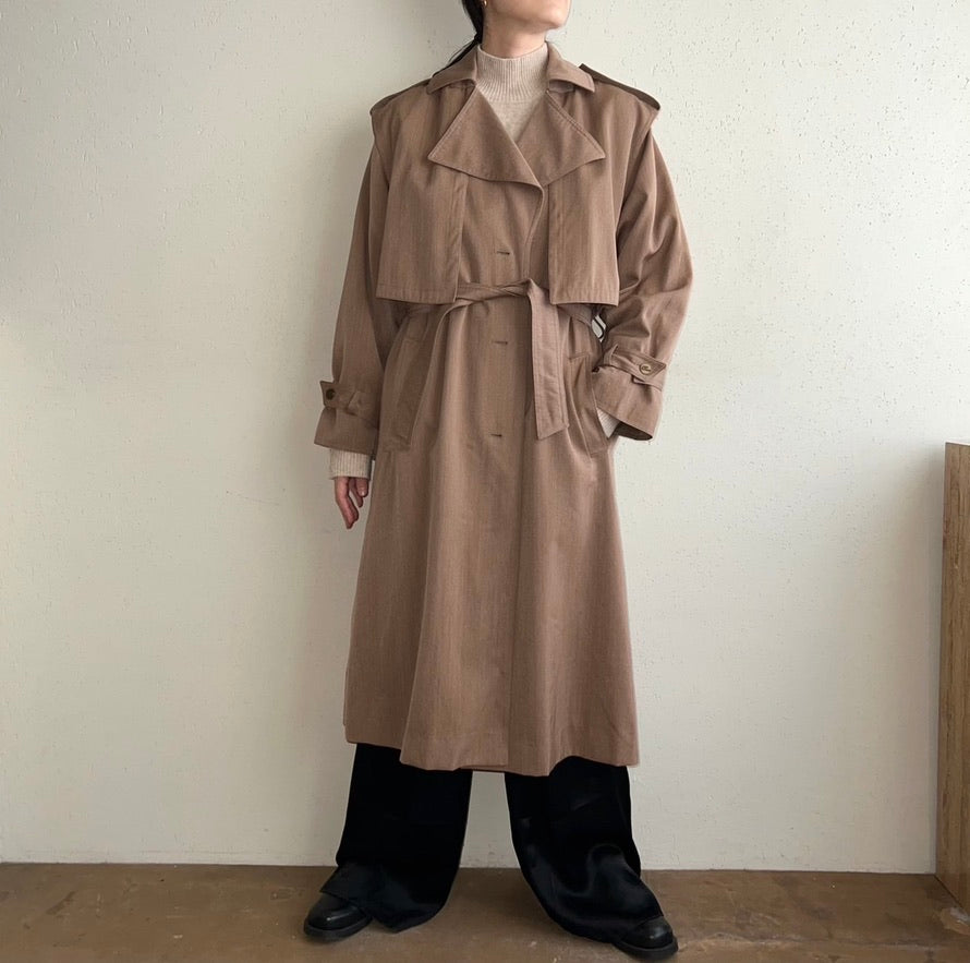 80s "Louis Feraud" Wool Coat