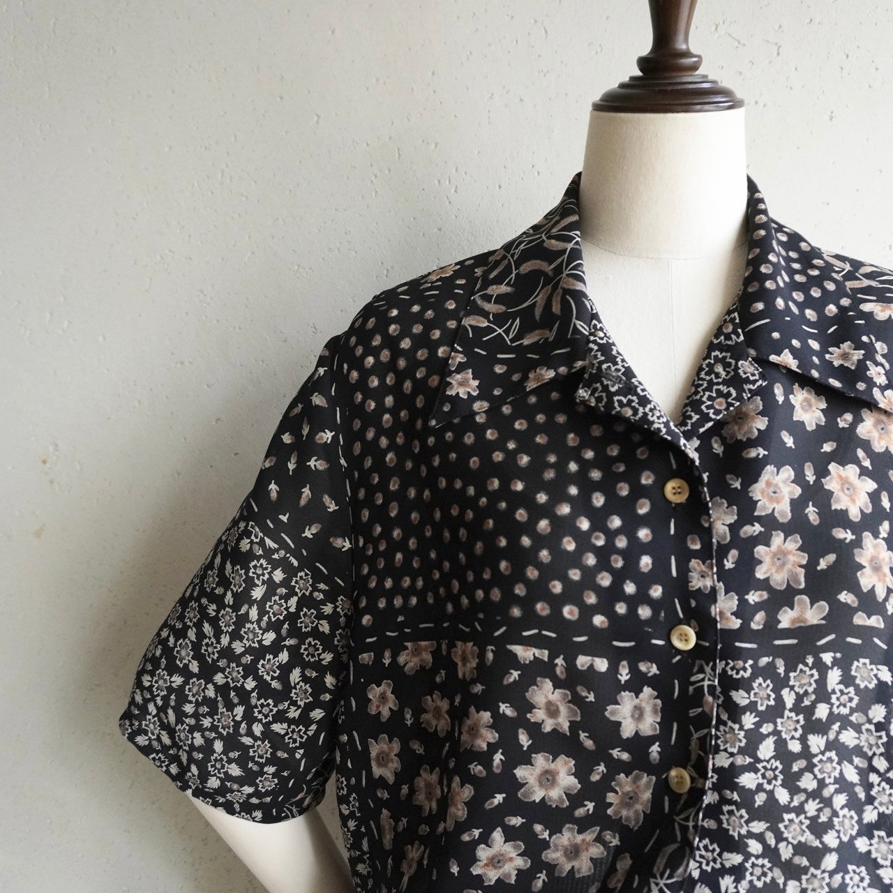 90s Printed Shirt Made in Great Britain