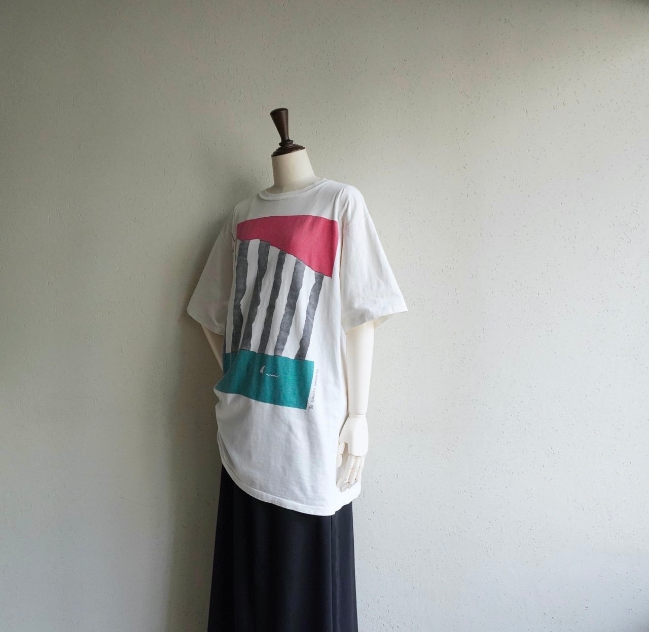 80s"GRAVITY GRAPHICS" Printed T-shirt Made in USA