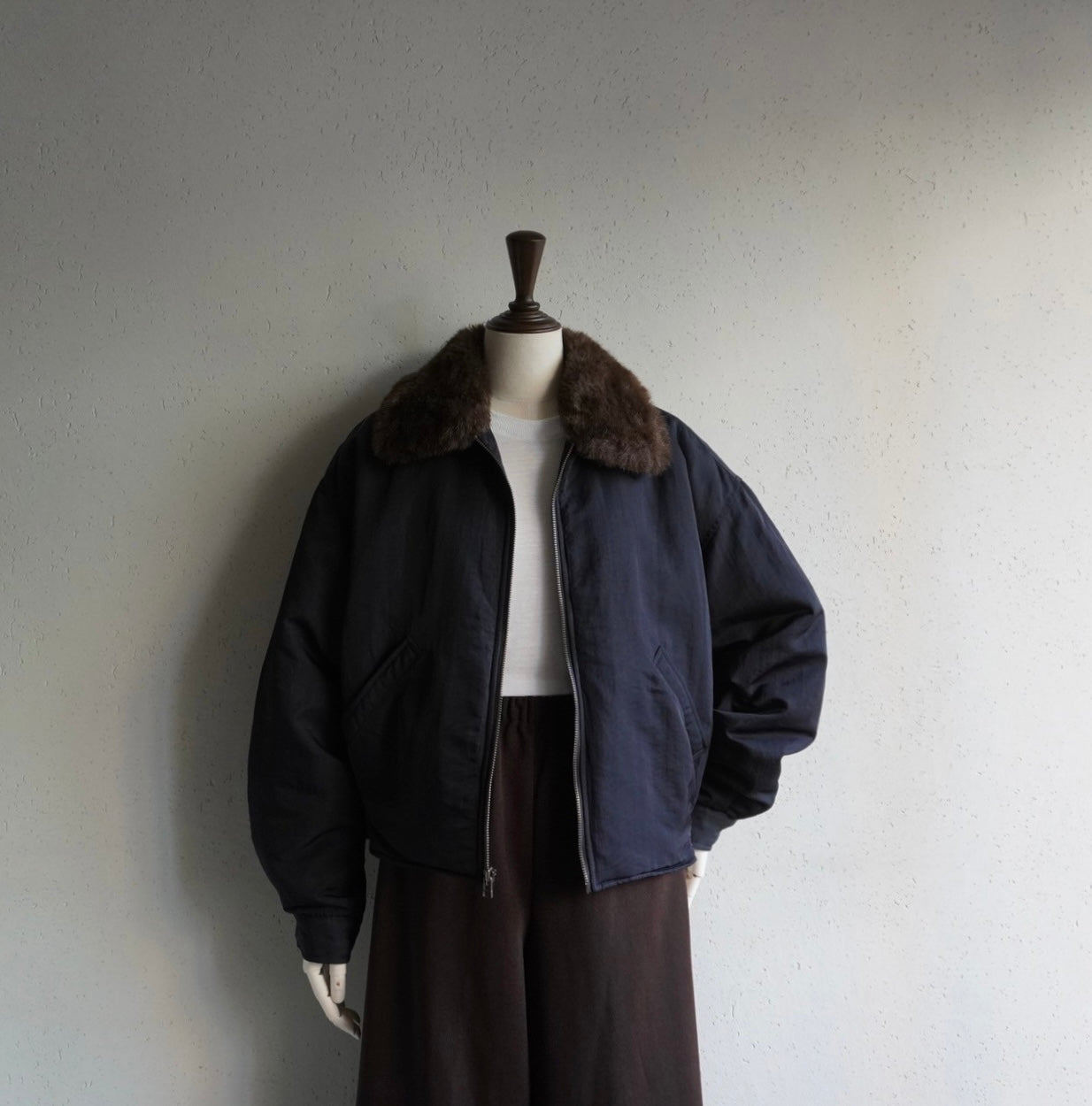 90s Black Nylon Jacket