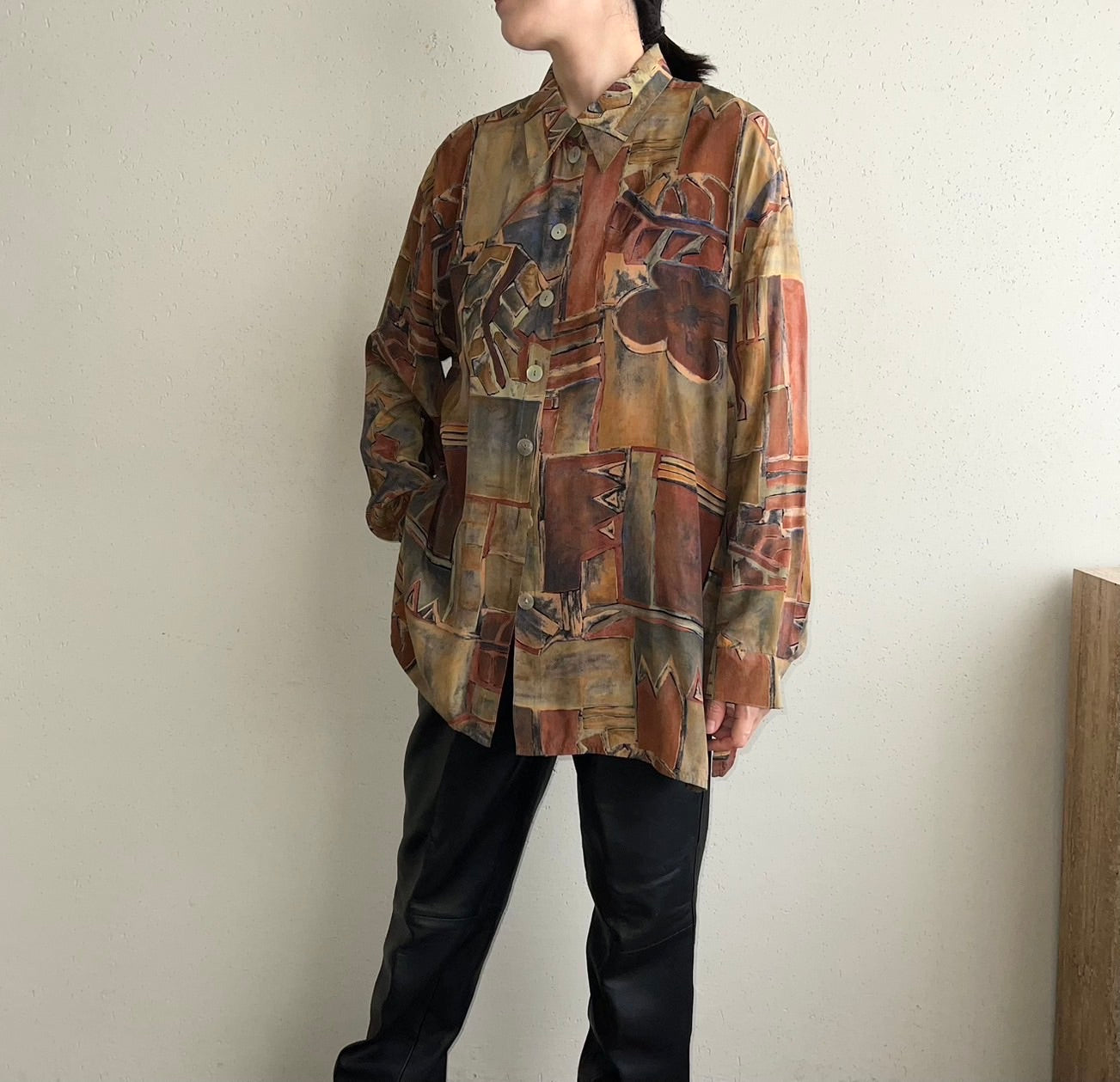 90s EURO Pattern Shirt
