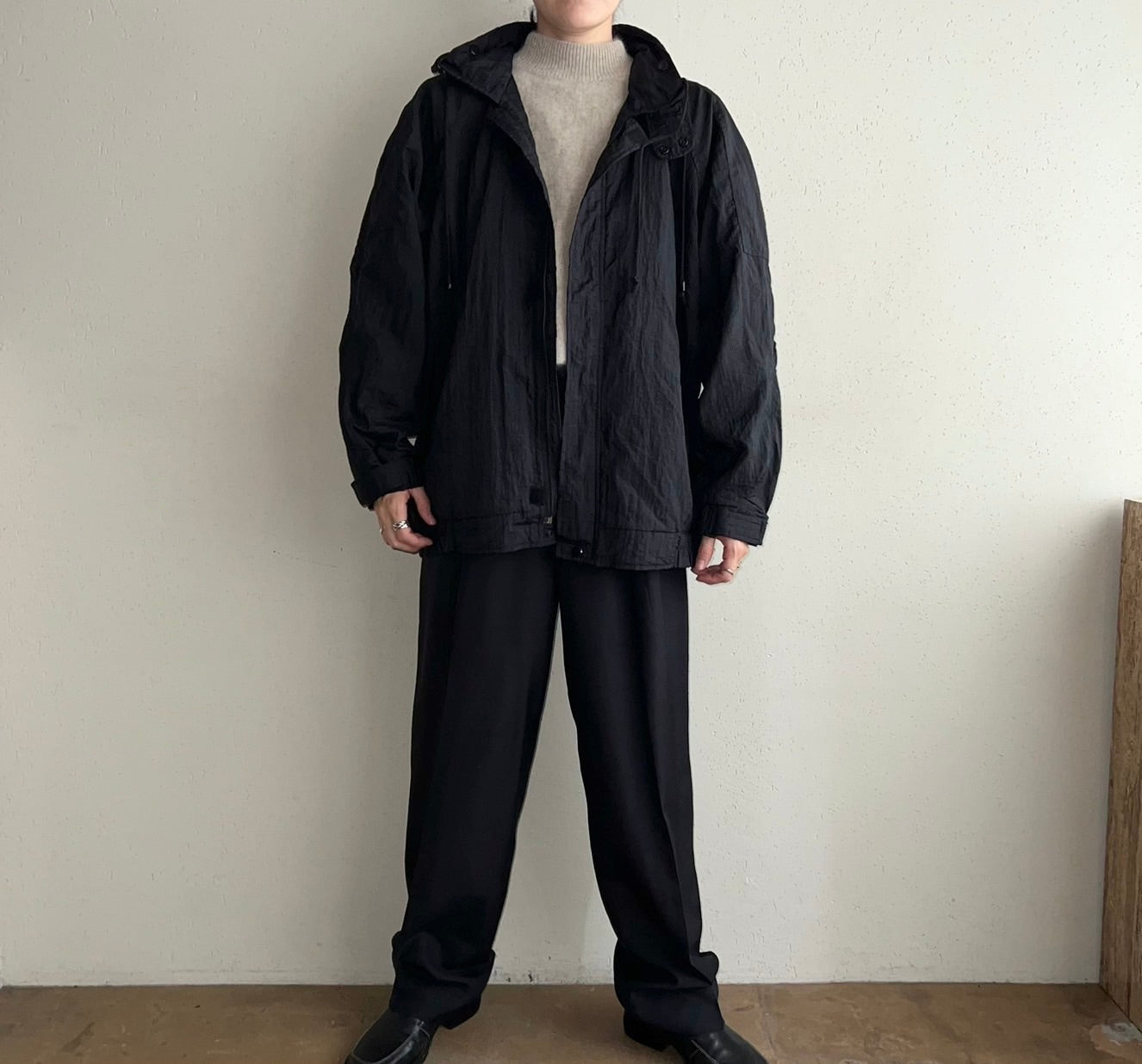 90s Hooded light jacket
