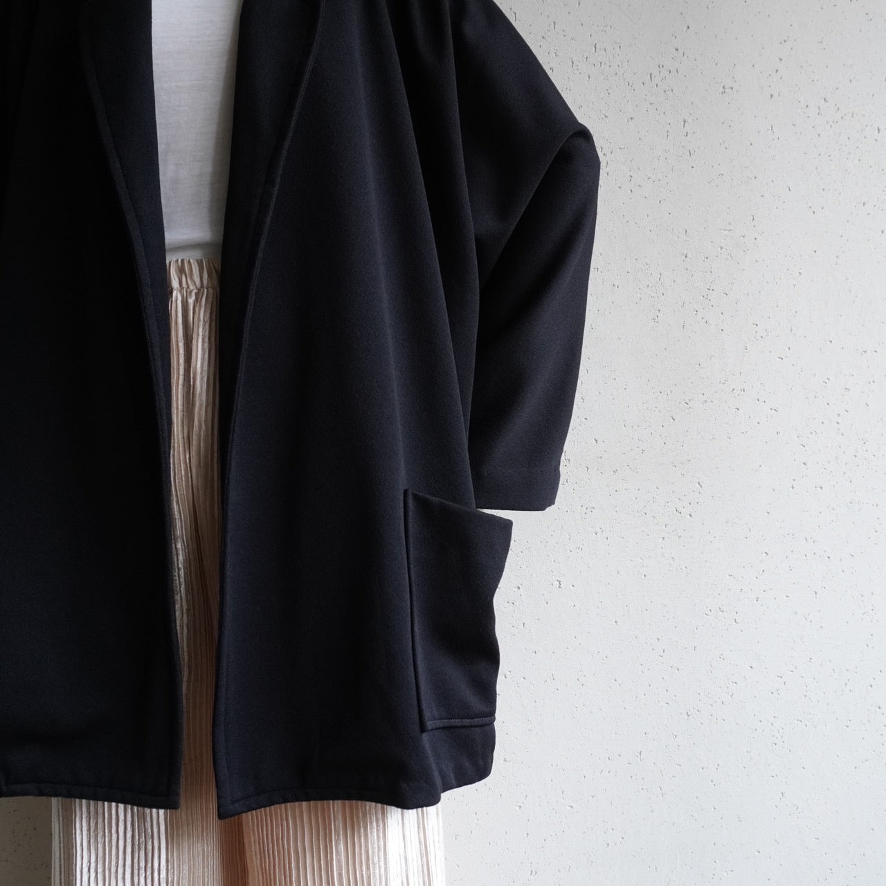 90s Black Dolman Sleeve Jacket