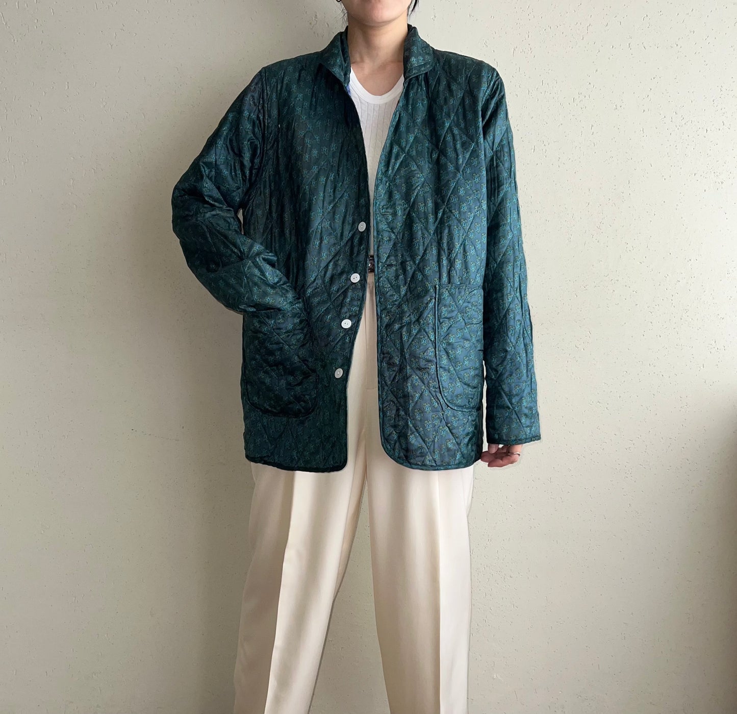 90s Patchwork Reversible Silk Jacket