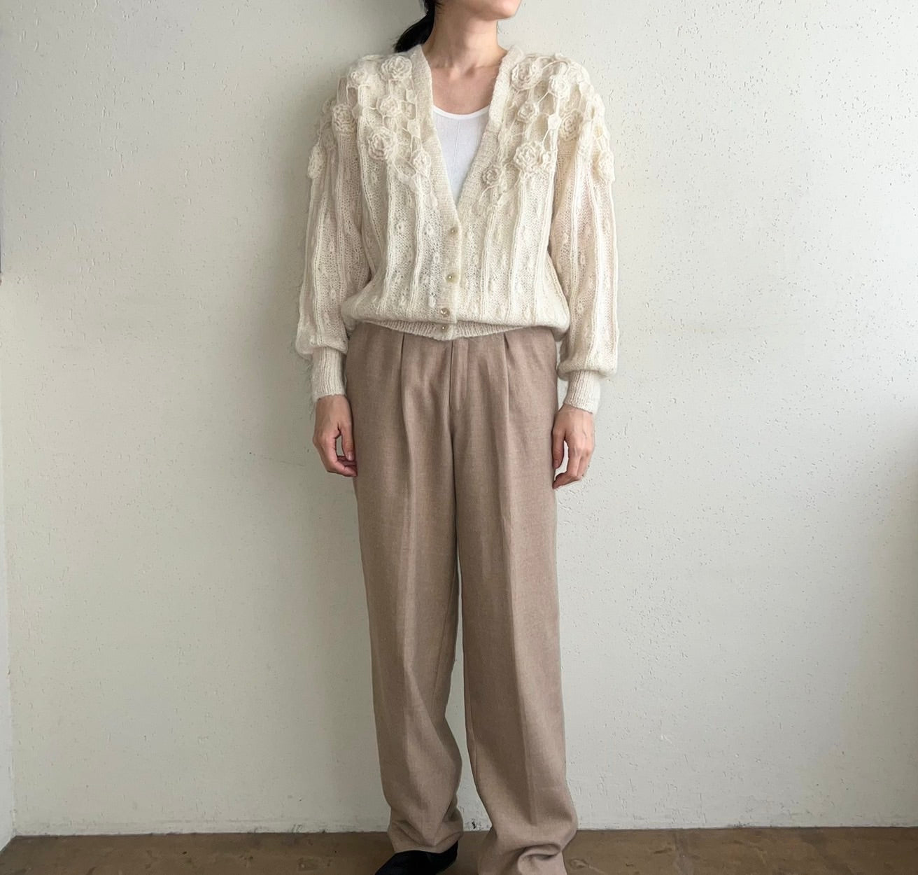 90s Design Knit Cardigan