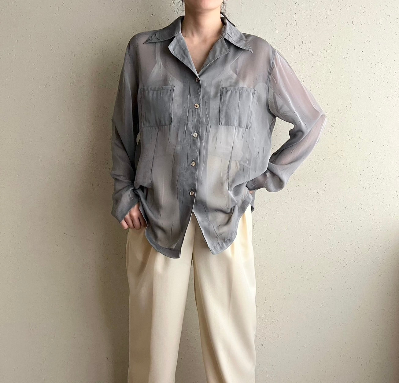 90s EURO Sheer Shirt