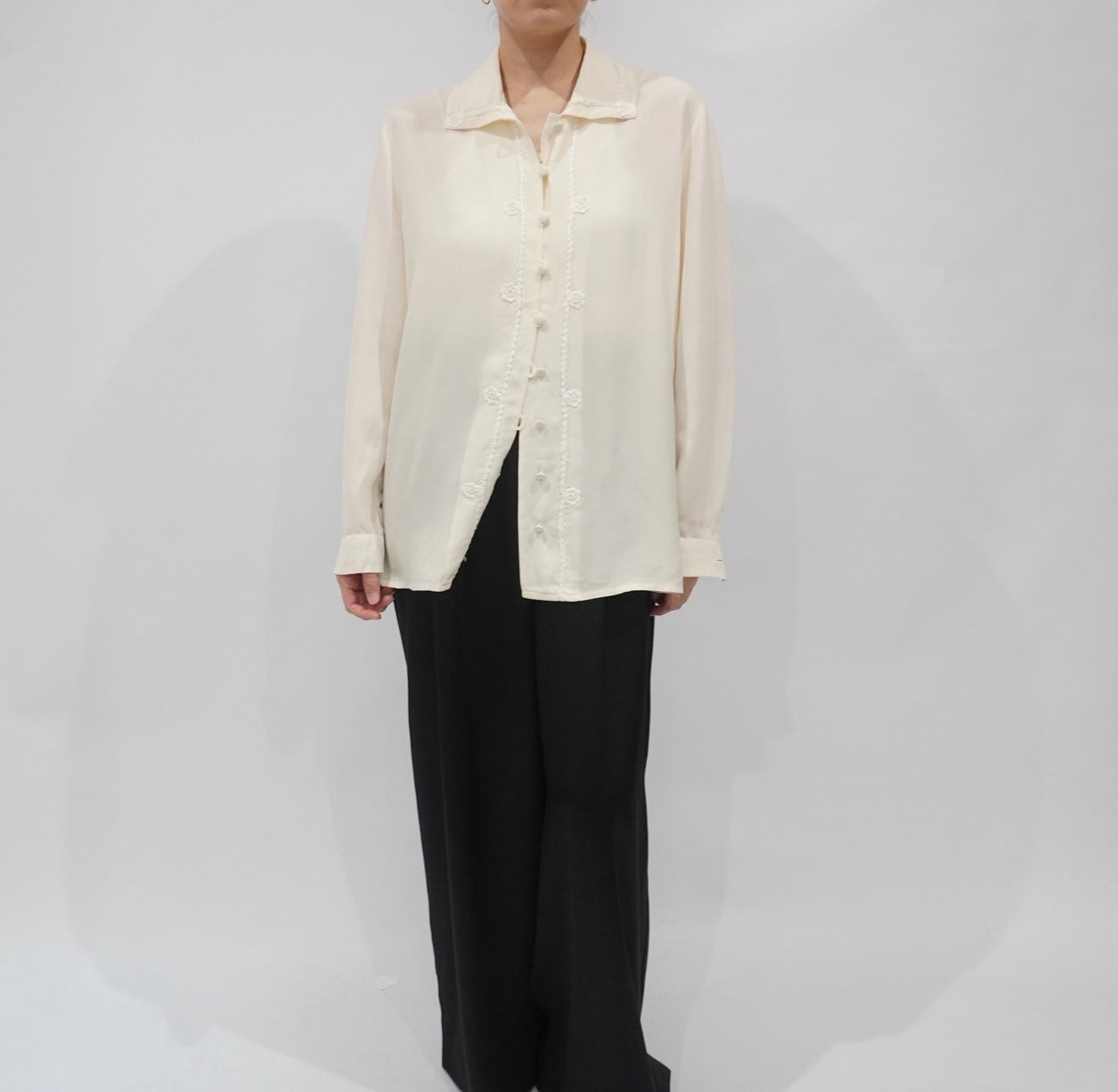 90s Silk Design Shirt
