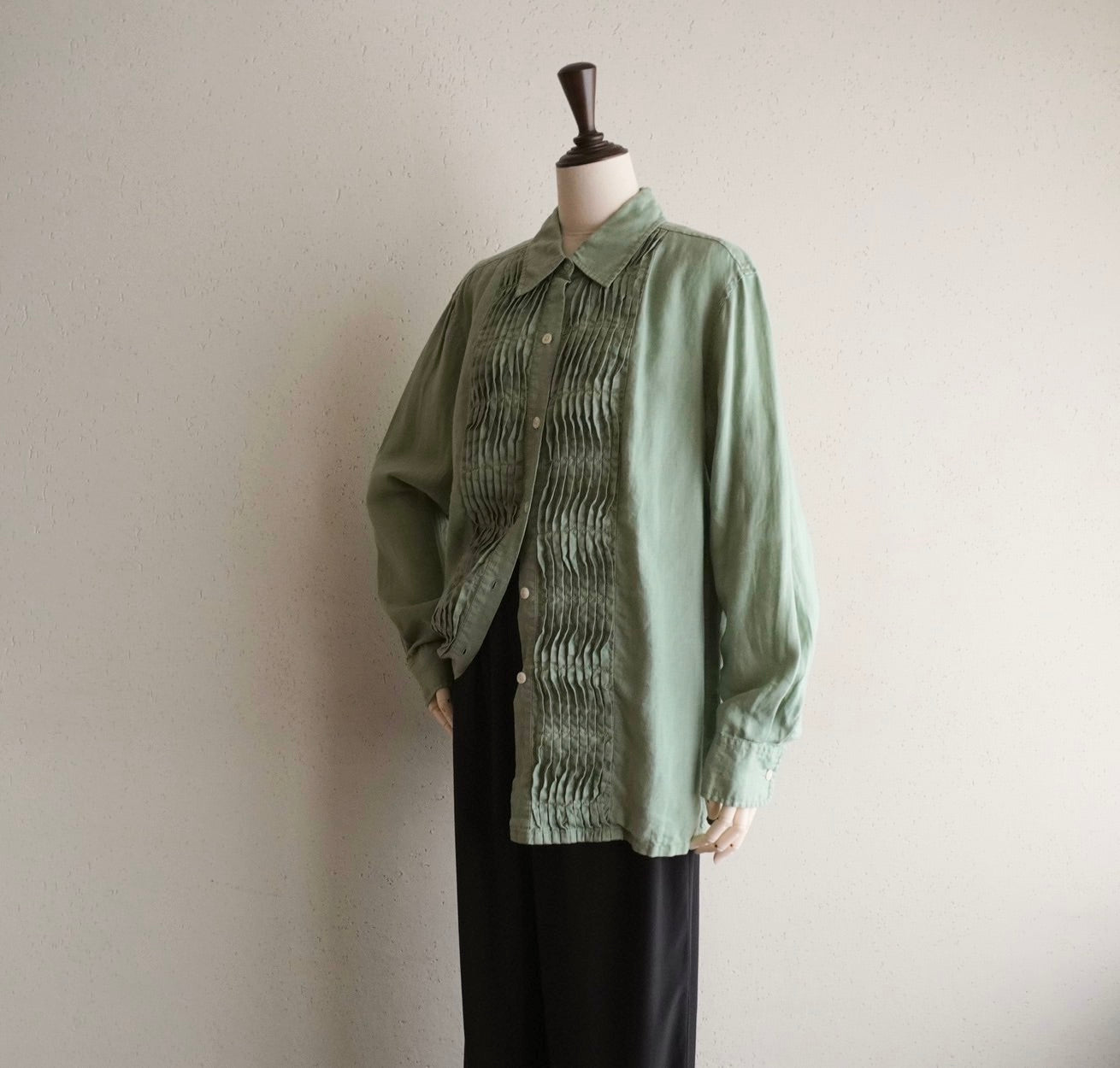90s Design Linen Shirt