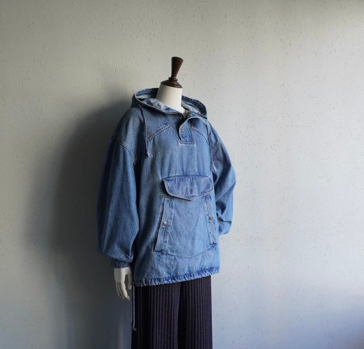 90s Denim Pullover Jacket