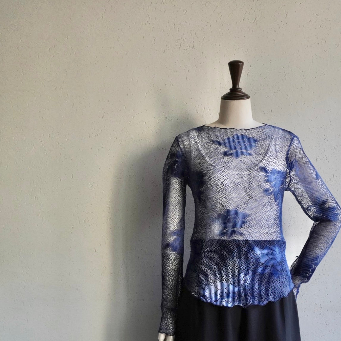 Mesh Blue Top