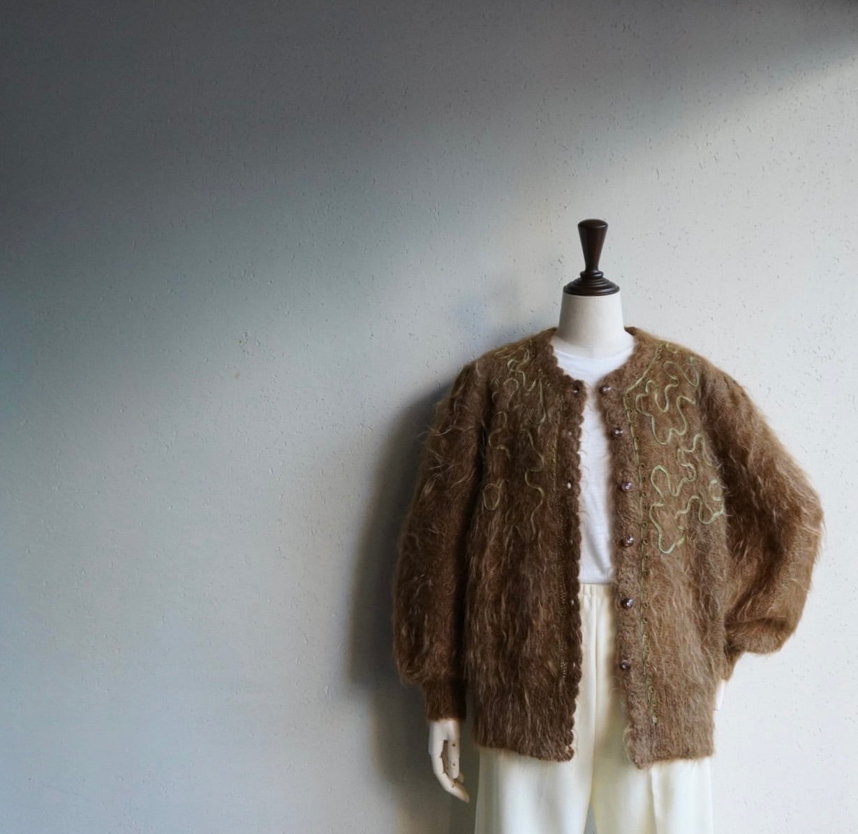 80s Design Knit Cardigan