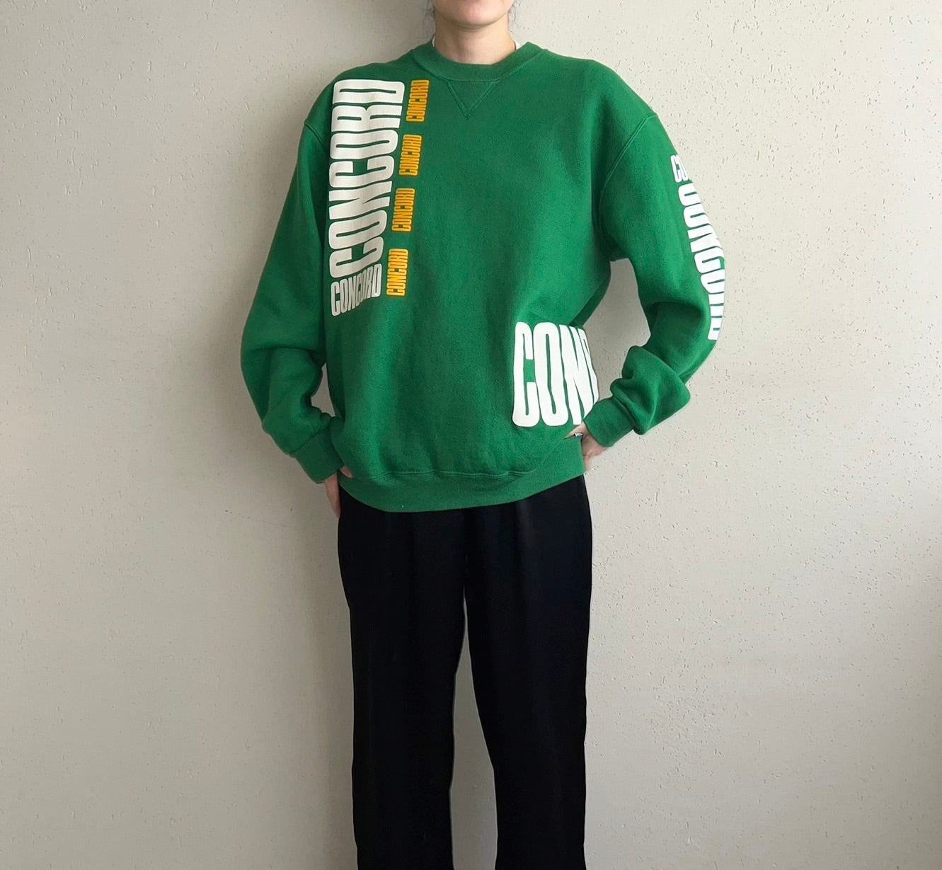 90s Printed Sweater Made in USA
