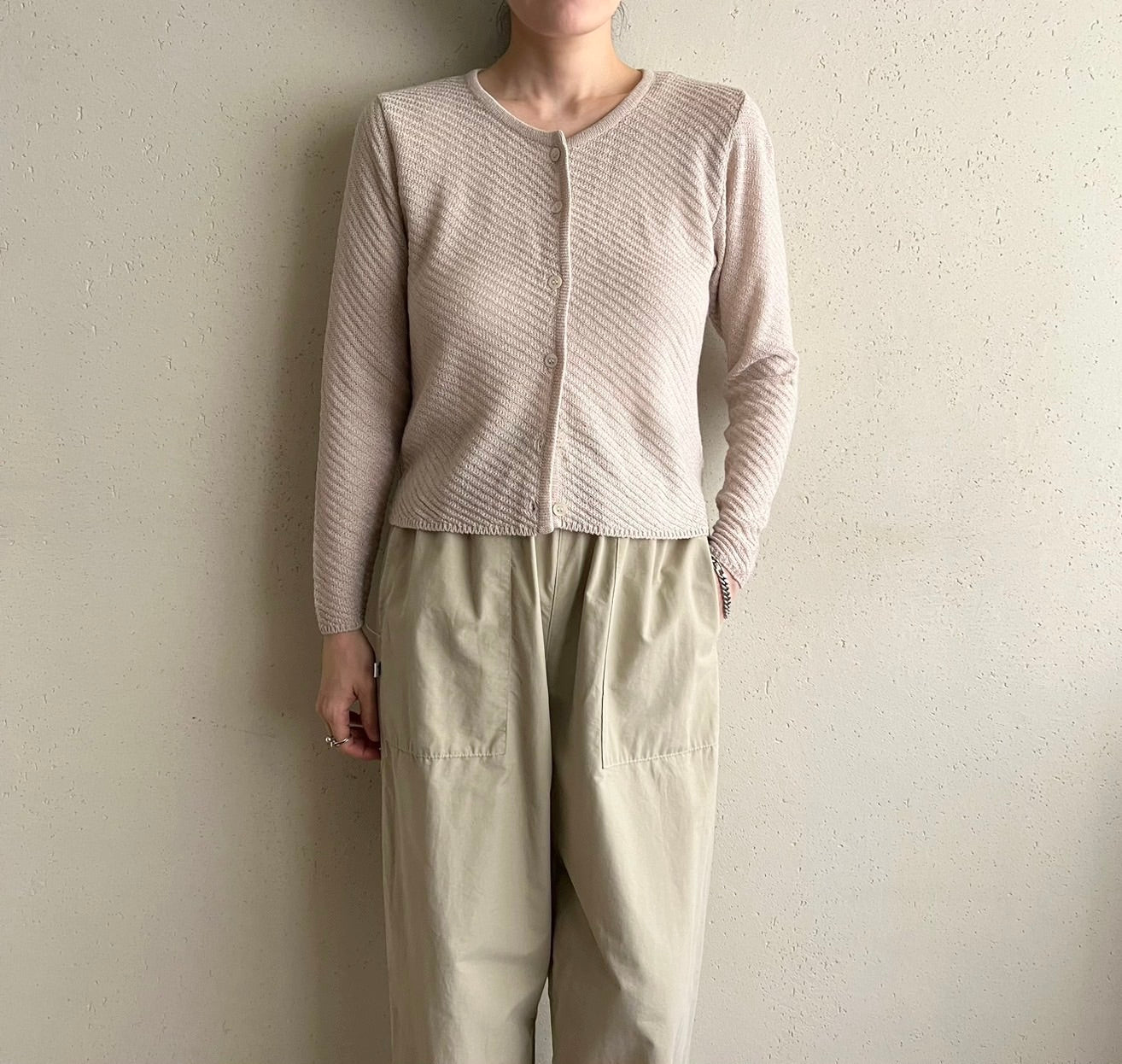 90s "J.CREW" Knit Cardigan Made in USA