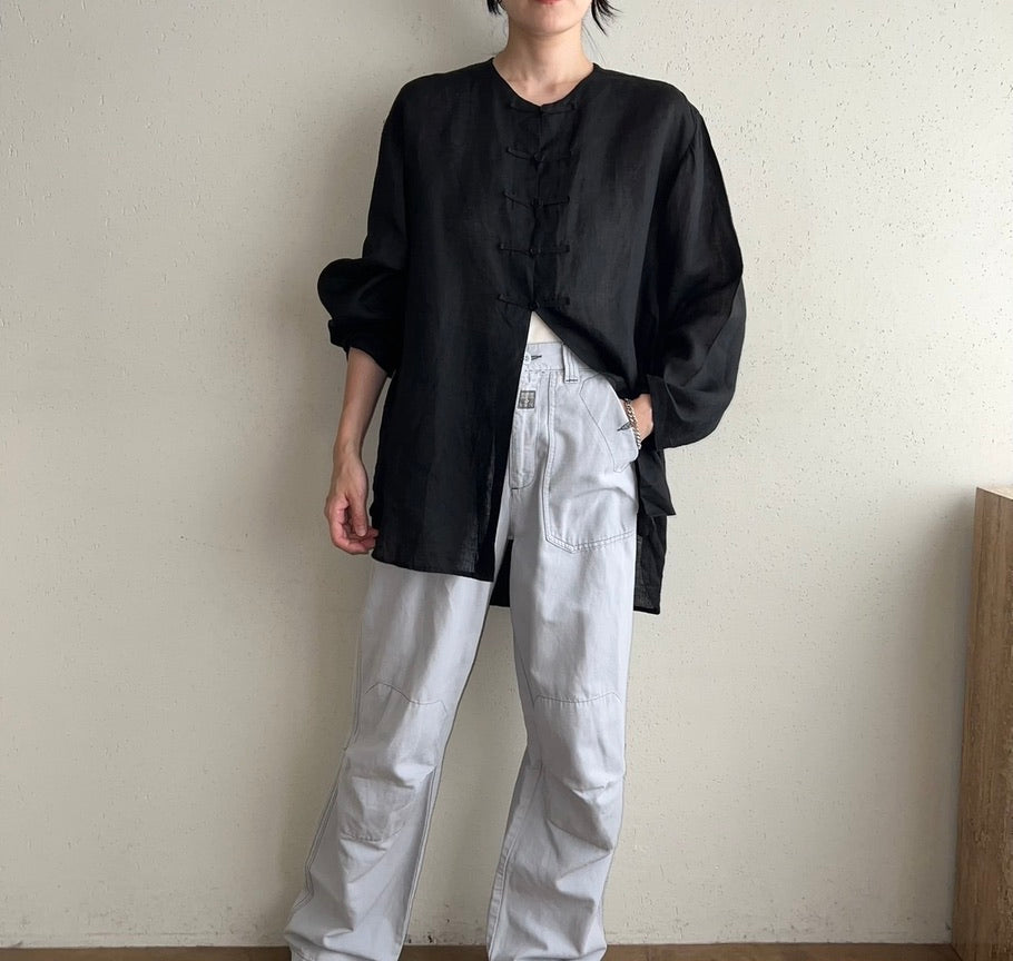 90s Asian Design Blouse Made in Italy