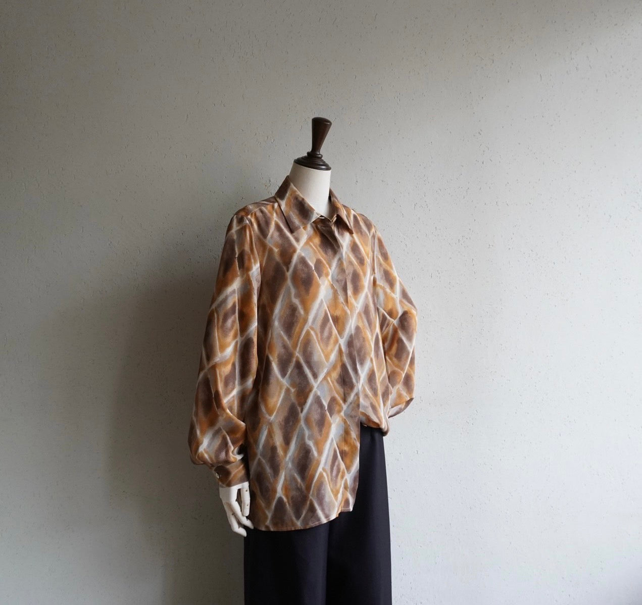 90s Printed Sheer Shirt Made in Italy