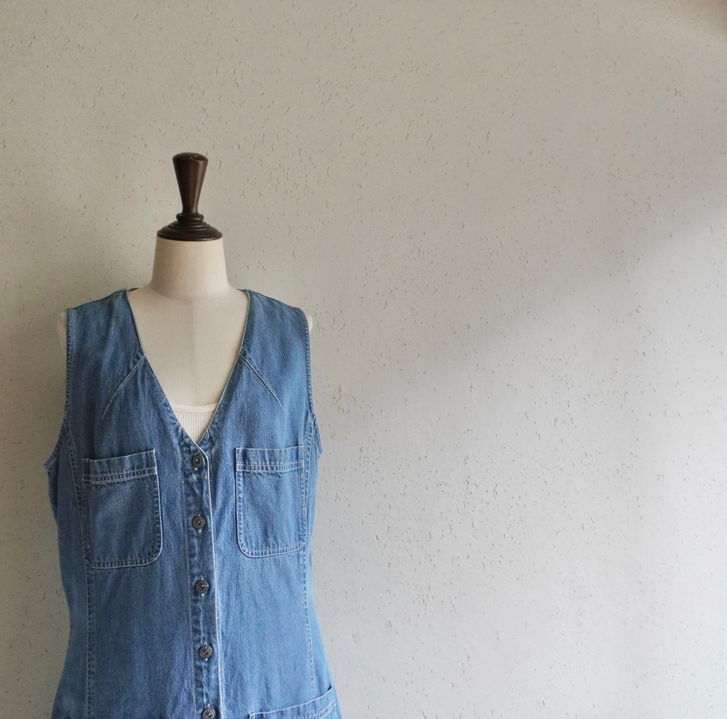 90s Denim Maxi Dress