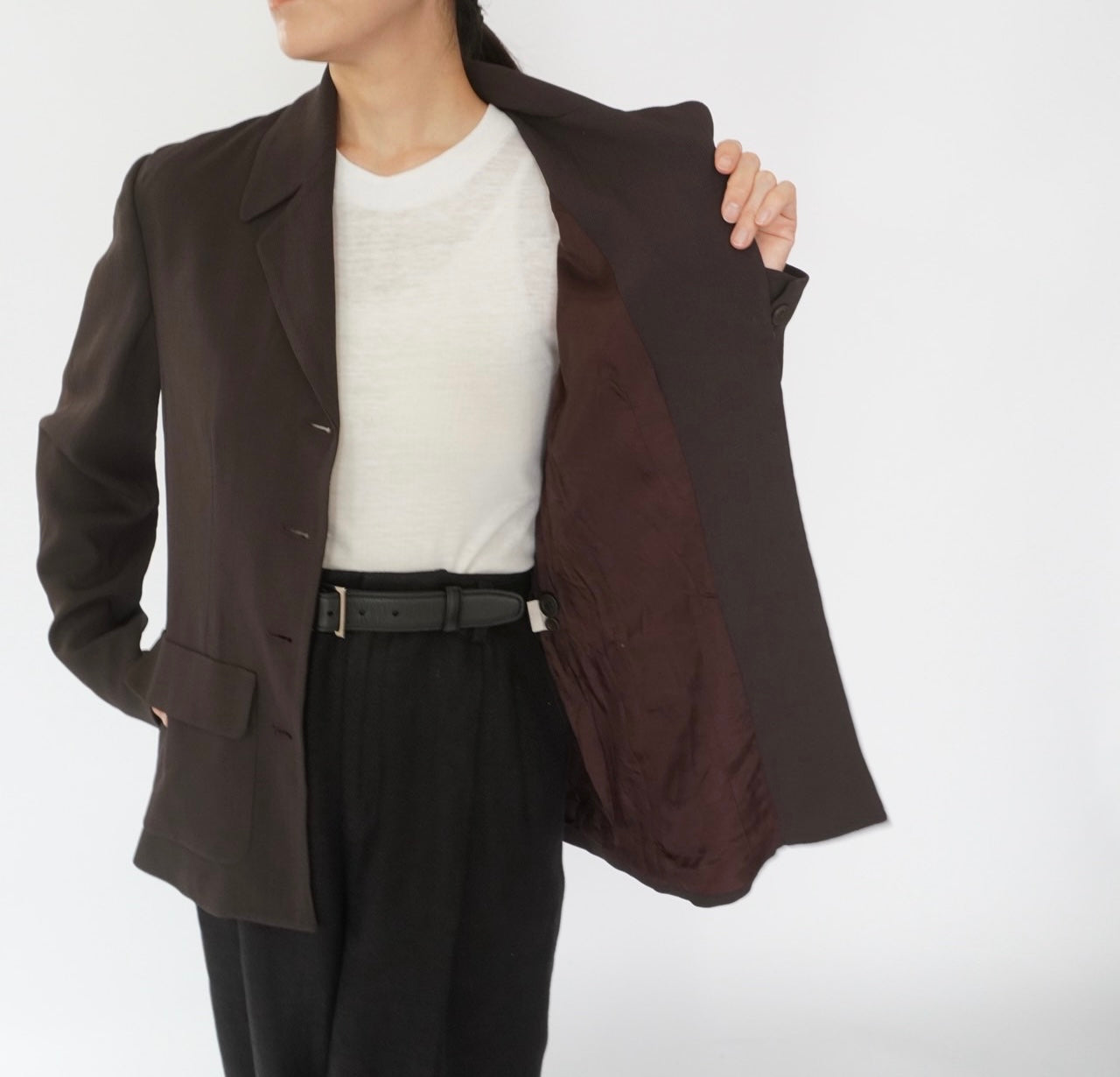 80s Brown Jacket Made in USA