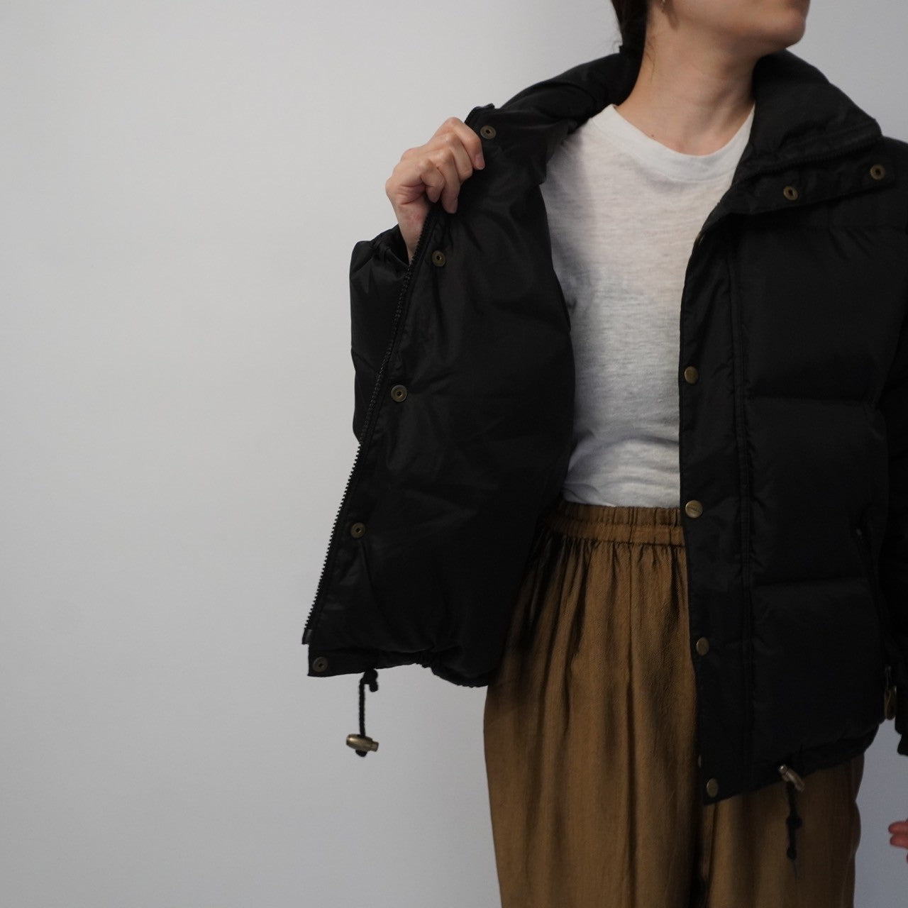 90s Black Down Jacket