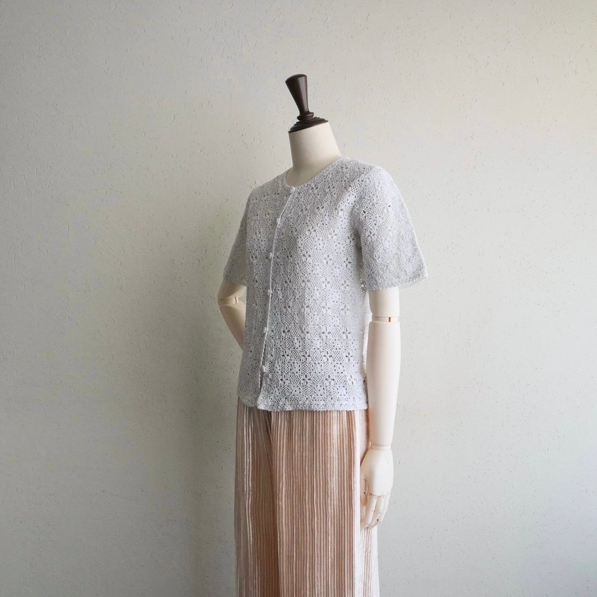 80s Hand Crocheted Top