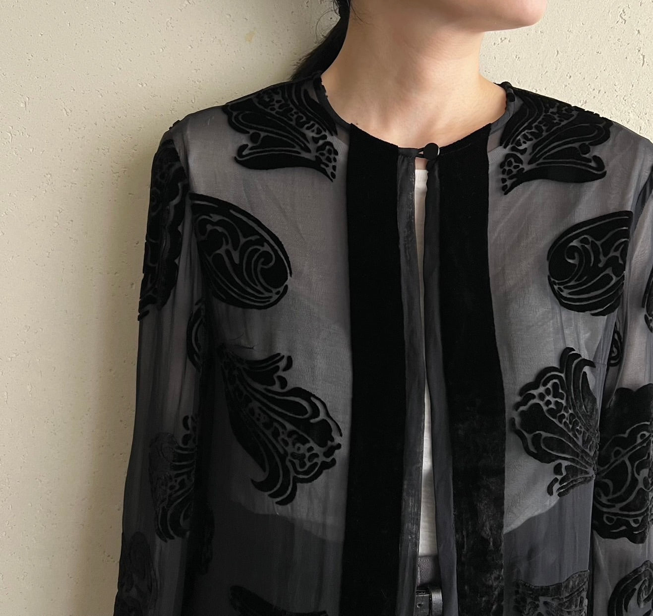 90s Sheer Design Robe
