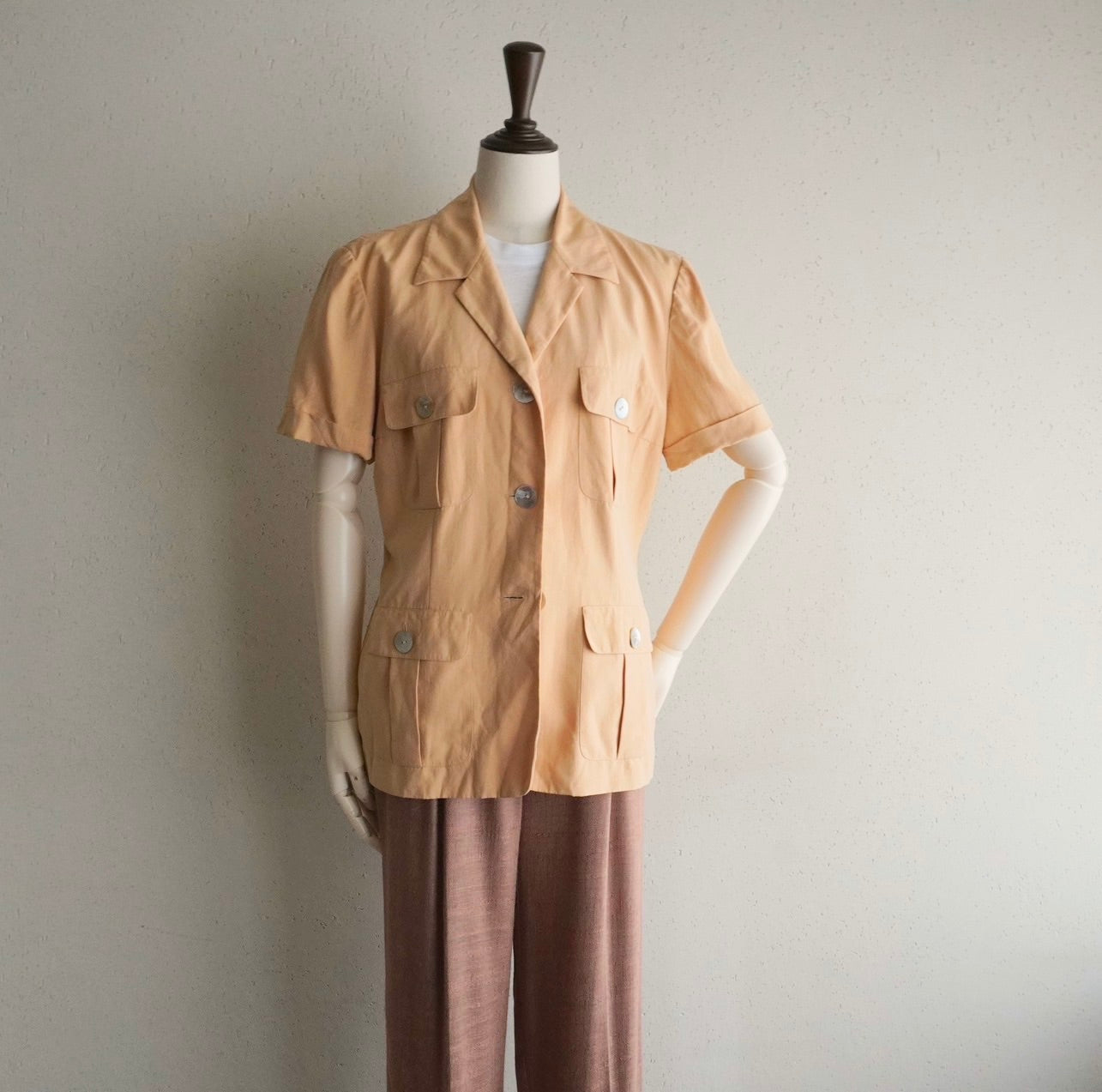 90s Silk Shirt, Jacket