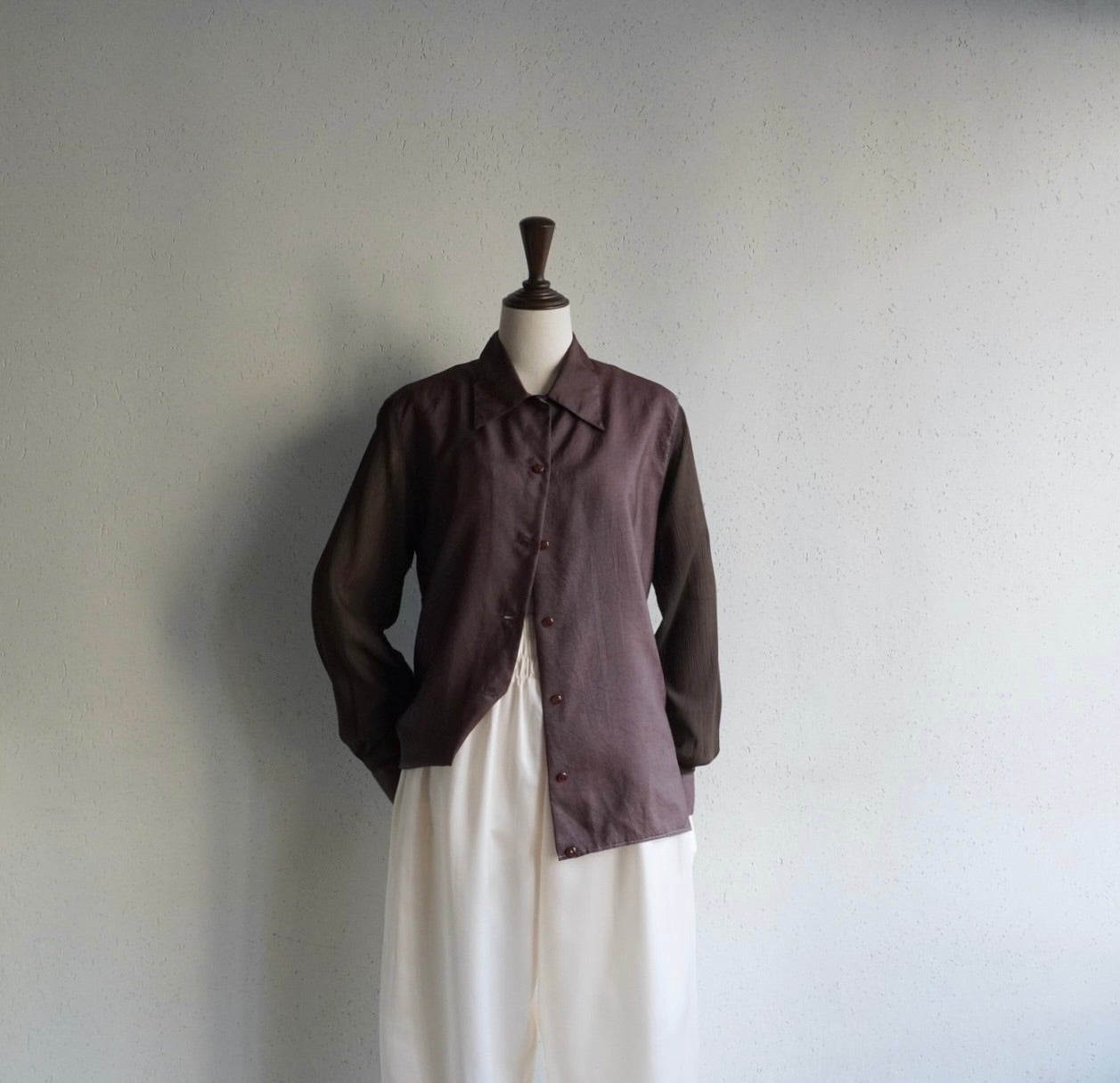 90s Brown Shirt Made in Italy