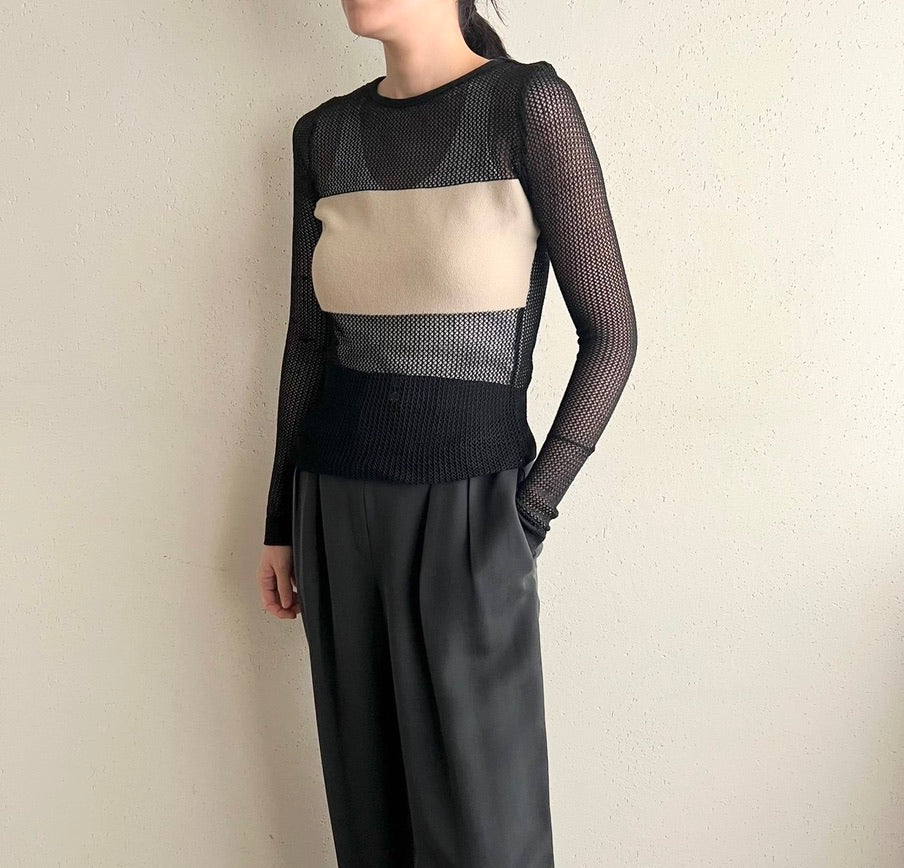 90s Design Mesh Top
