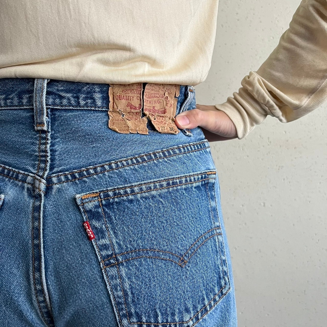 90s Levis 501 Cut Off Made in USA