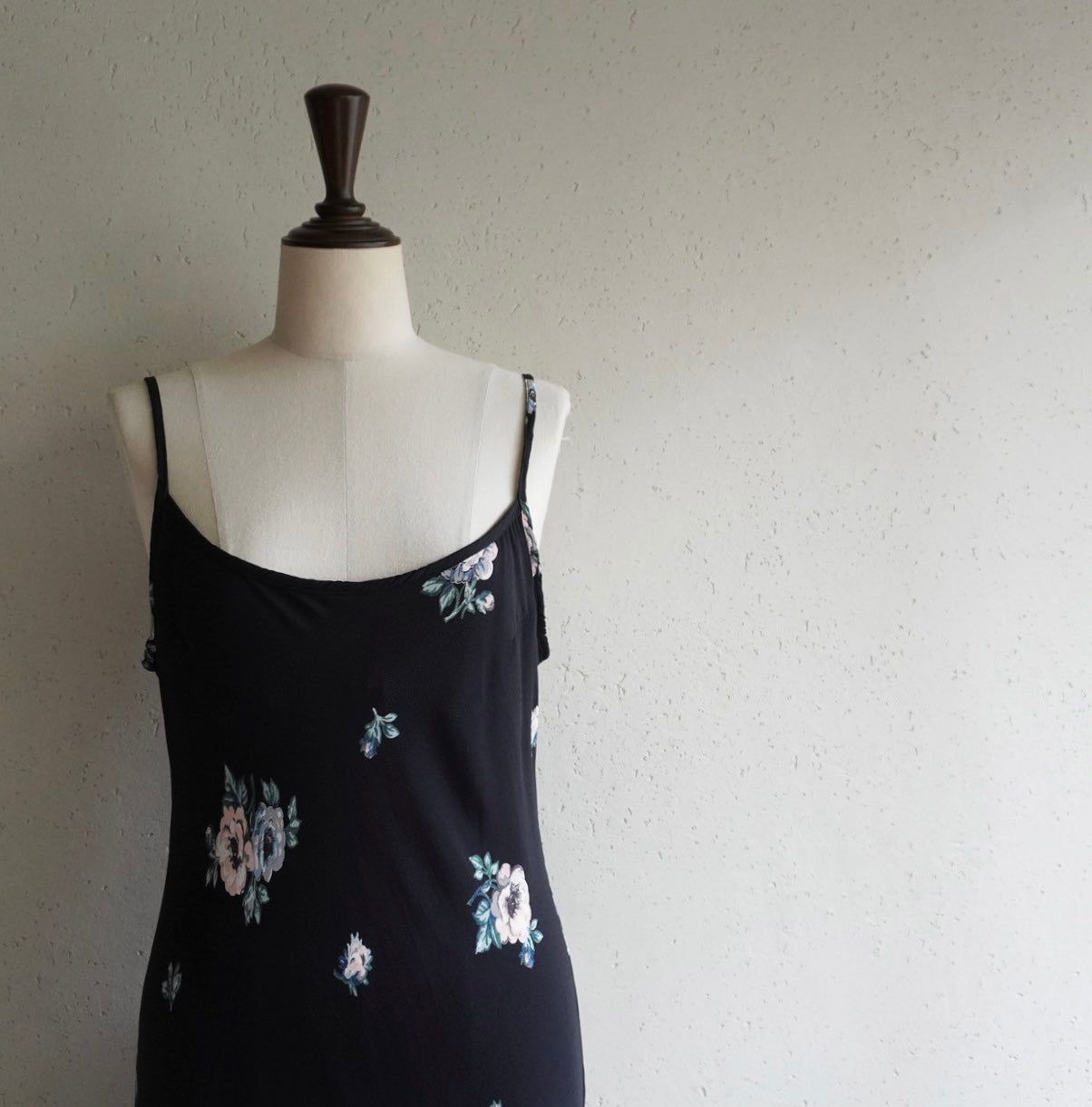 90s Floral Print Maxi Dress Made in USA