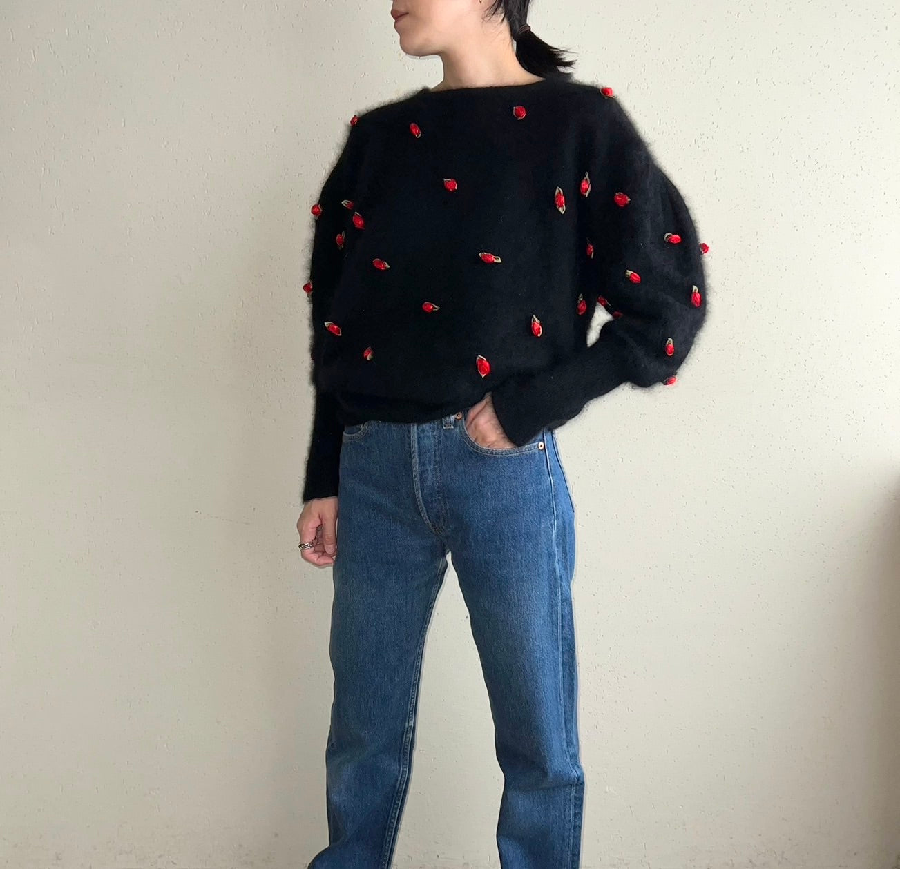 90s Design Angora Knit