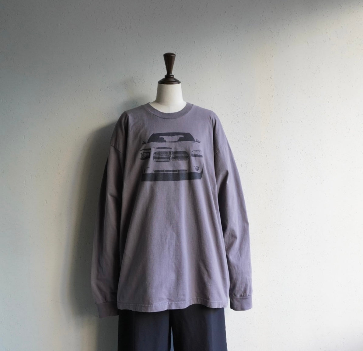 90s "DODGE" Printed Long Sleeves T-shirt Made in USA