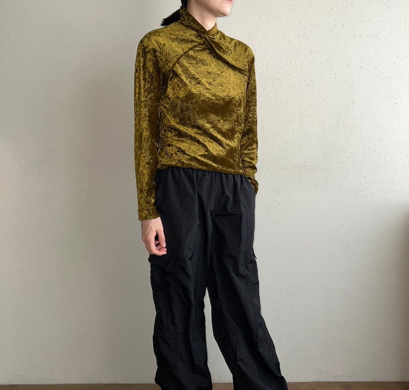 90s Velor Design Top