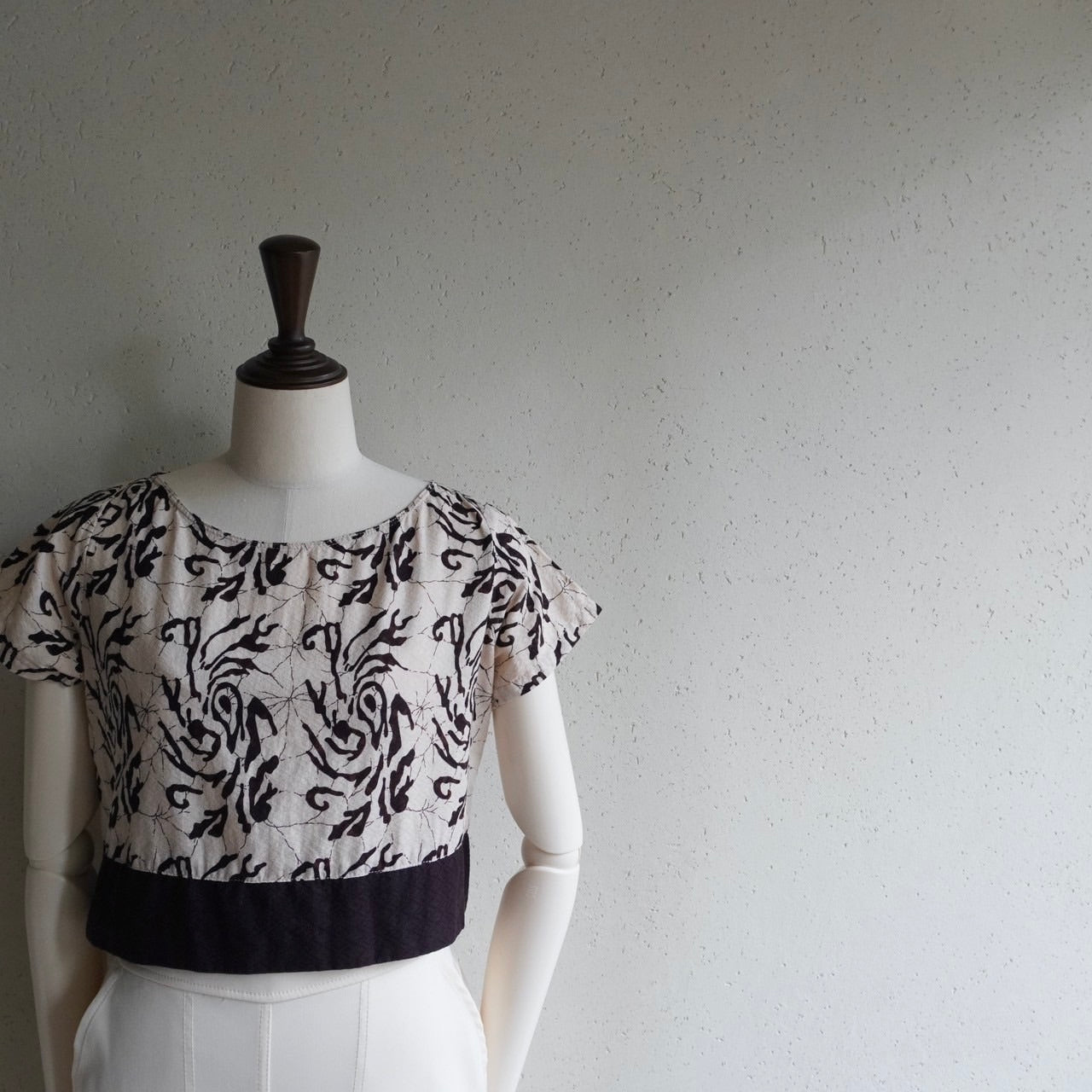 80s Cropped Blouse