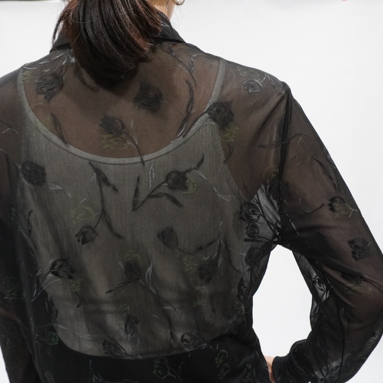 90s Sheer Design Shirt