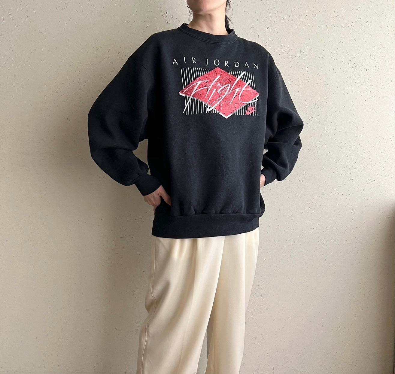 90s "Nike Air Jordan" Printed Sweater Made in USA