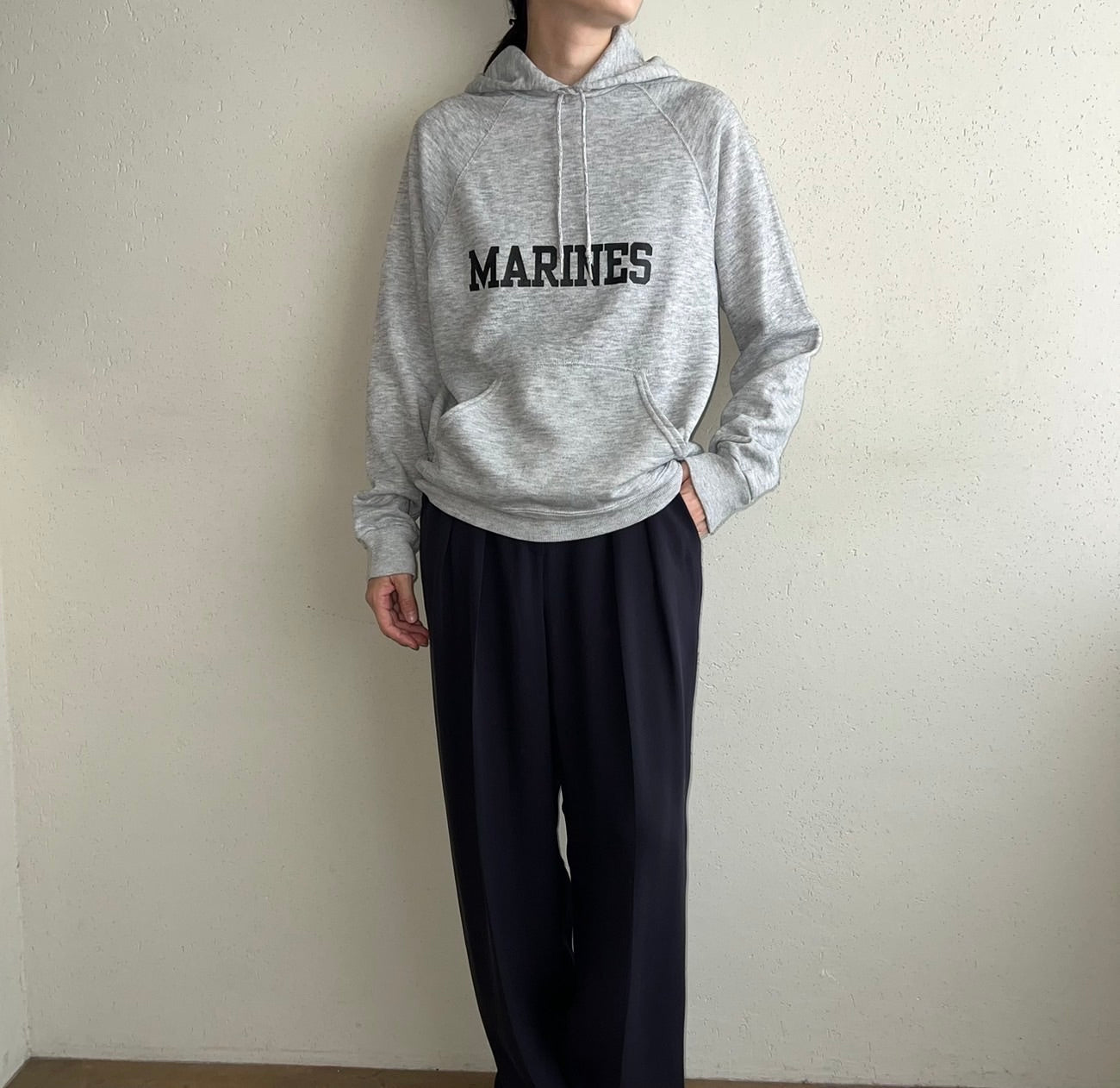 90s Hooded Sweater Made in USA