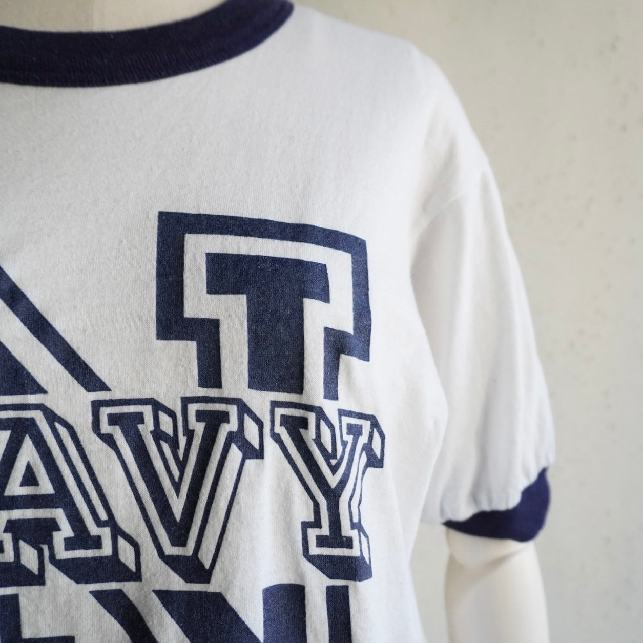 90s Printed Ringer T-shirt Made in USA
