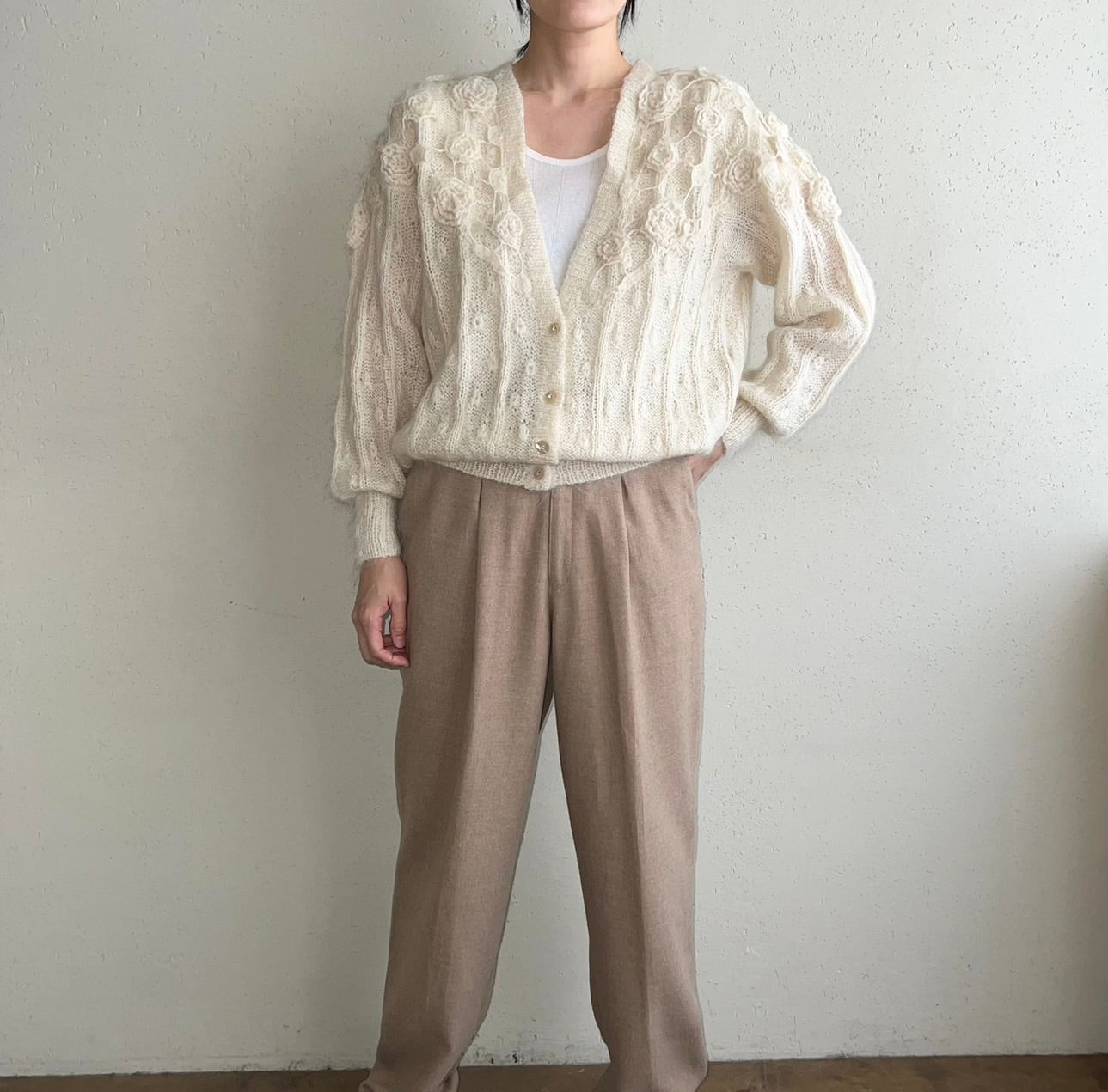 90s Design Knit Cardigan
