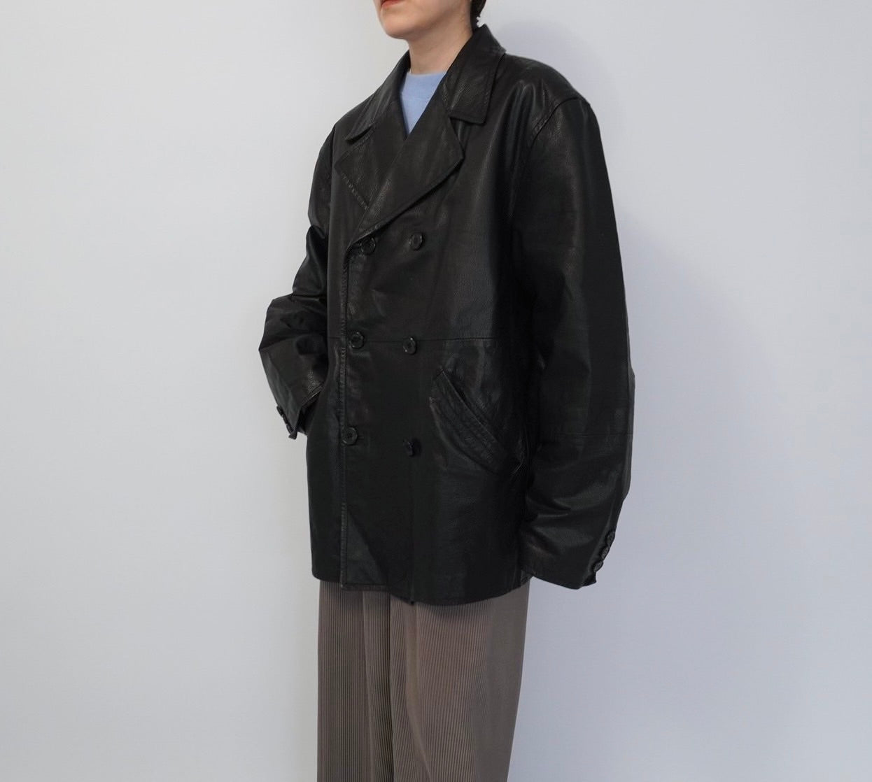90s "Versus Gianni Versace" Leather Jacket Made in Italy