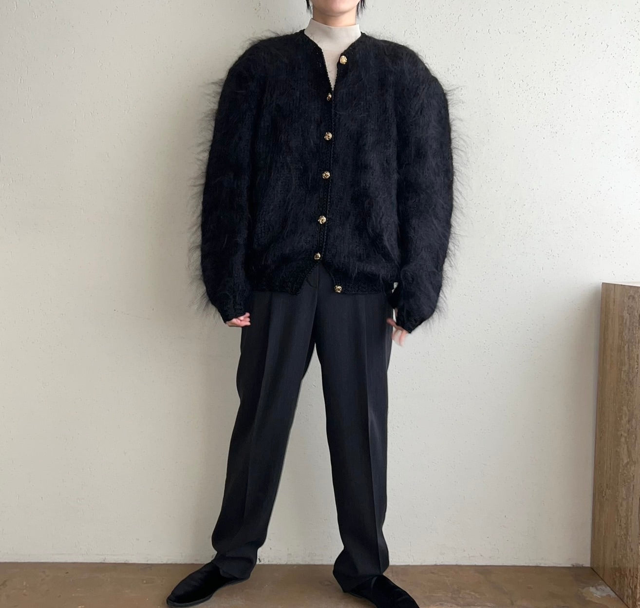 90s Mohair Knit Cardigan Made in Italy