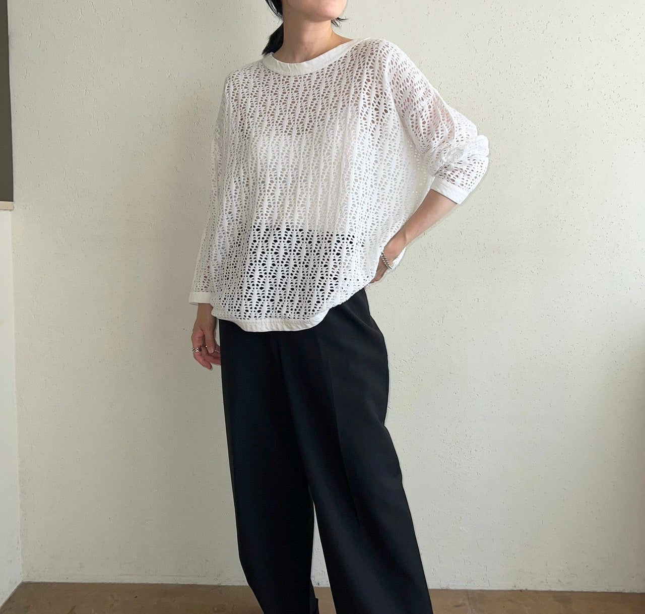 90s Crochet Top Made in USA