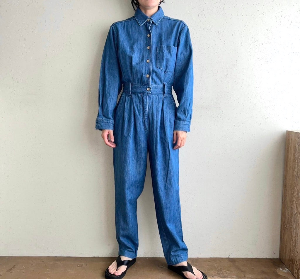 90s Denim Jumpsuit