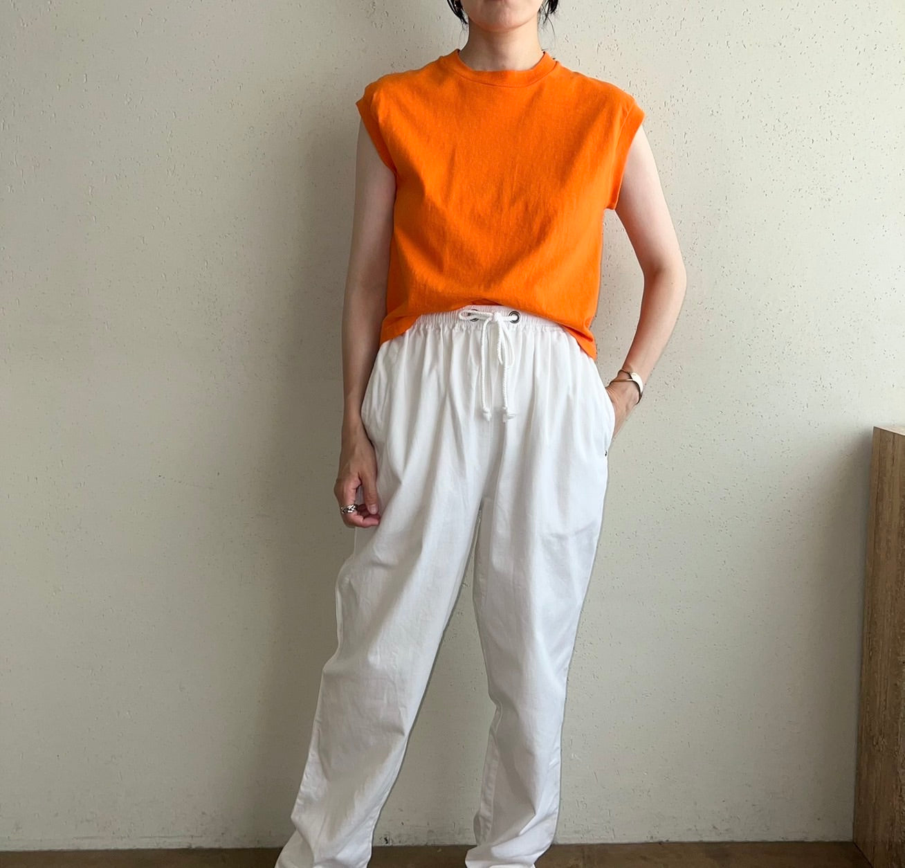 90s Sleeveless T-shirt Made in USA