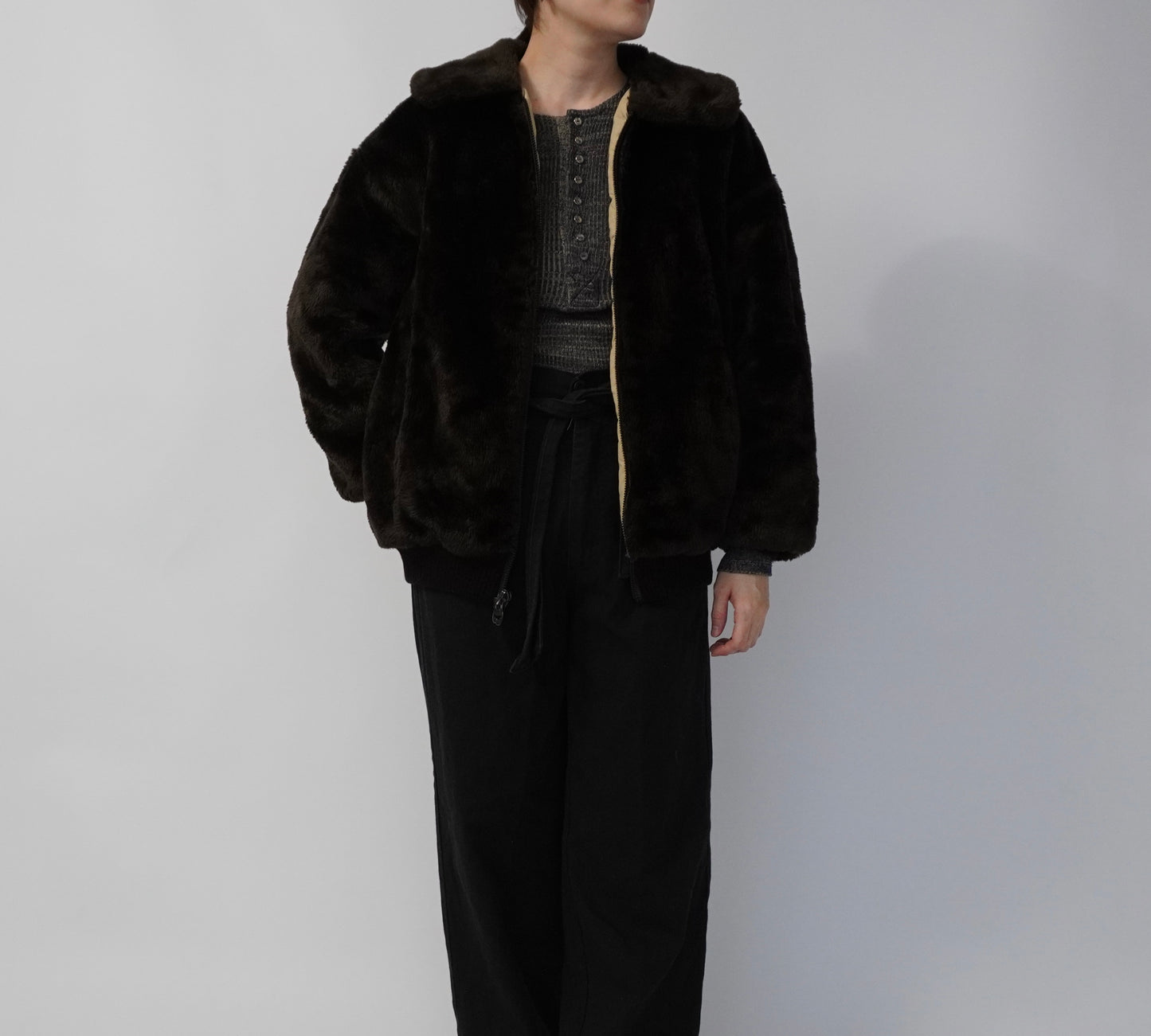 70s Fur Reversible Jacket