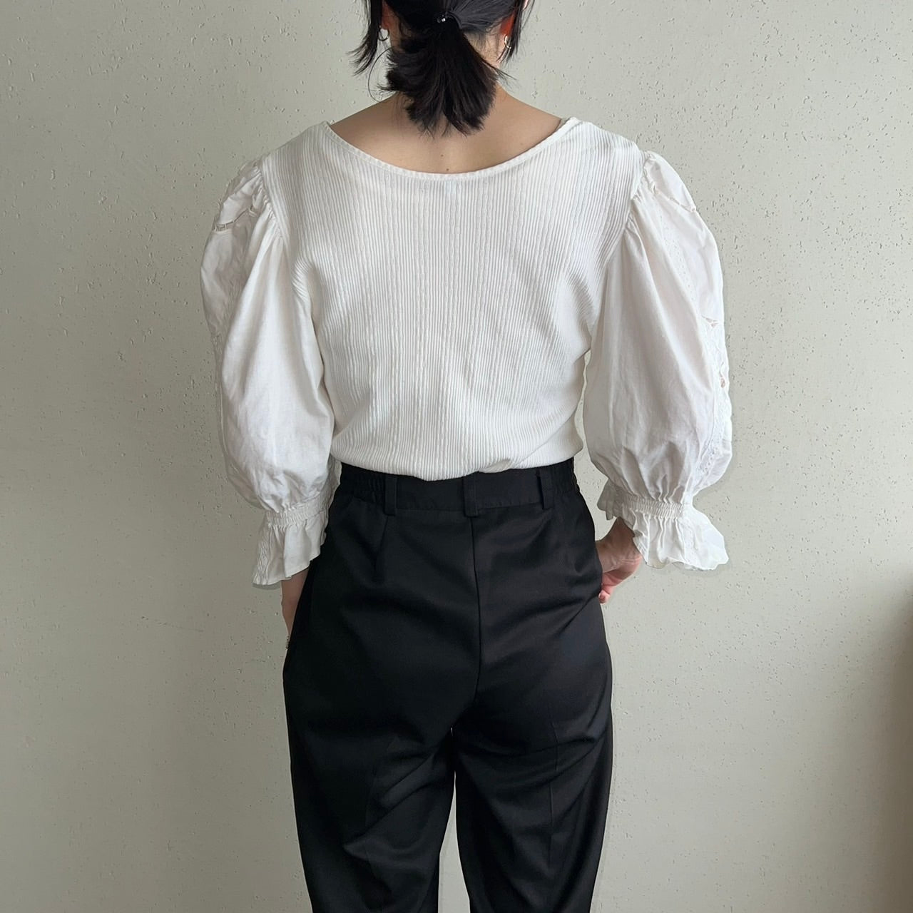 80s EURO Lace Design Top