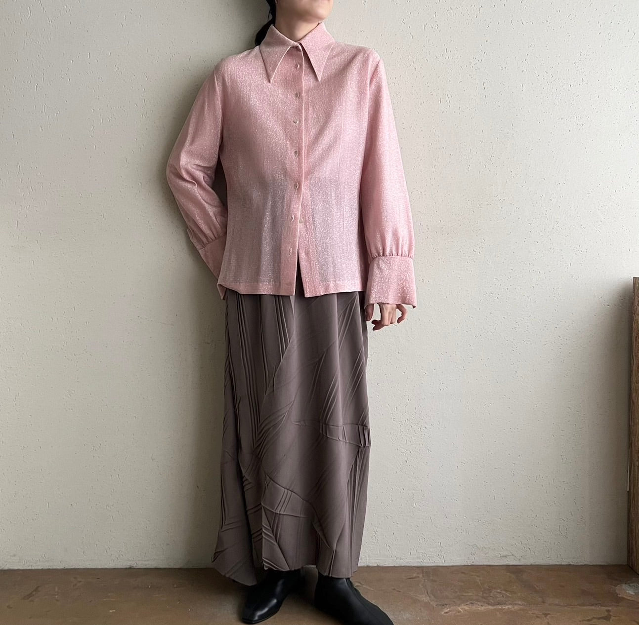 70s Glitter Pink Shirt