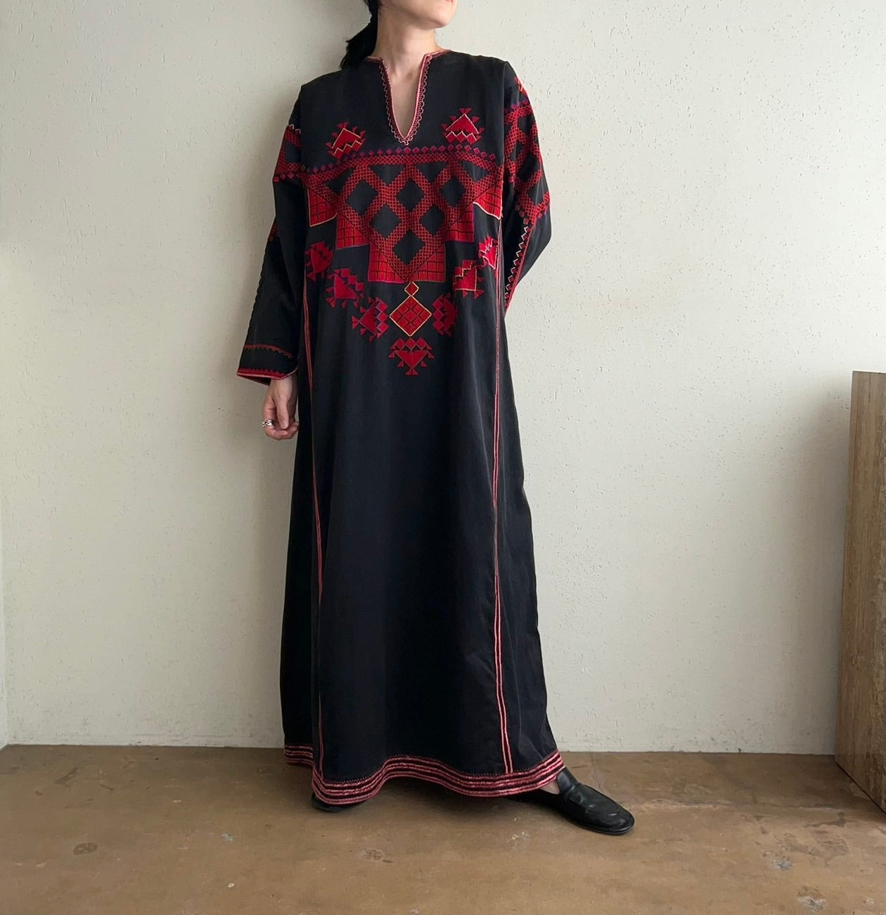 70s Embroidery Dress